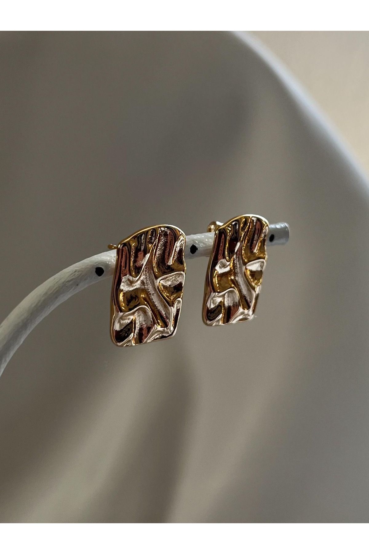 MODA Çelik Rose Gold Küpe