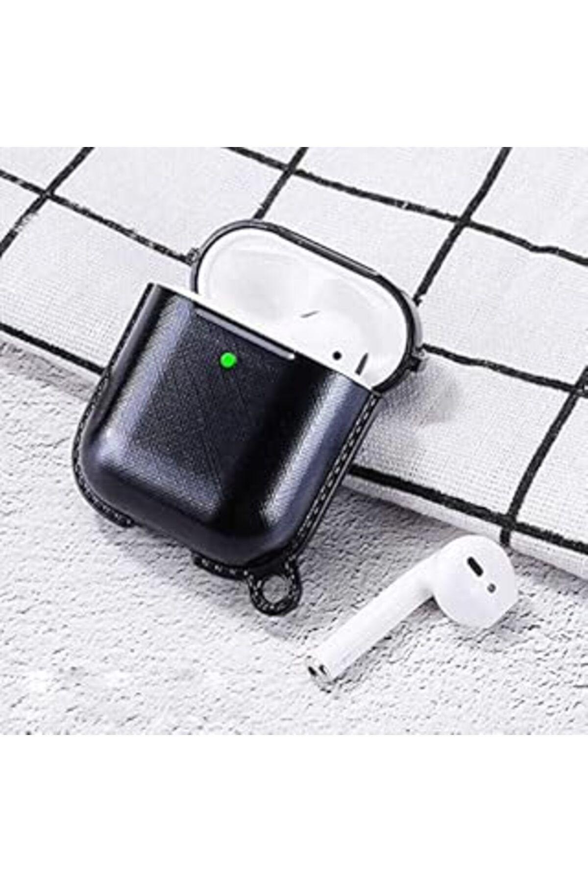 Pazarcan Wiwu Electroplate Airpods Kılıf, Siyah