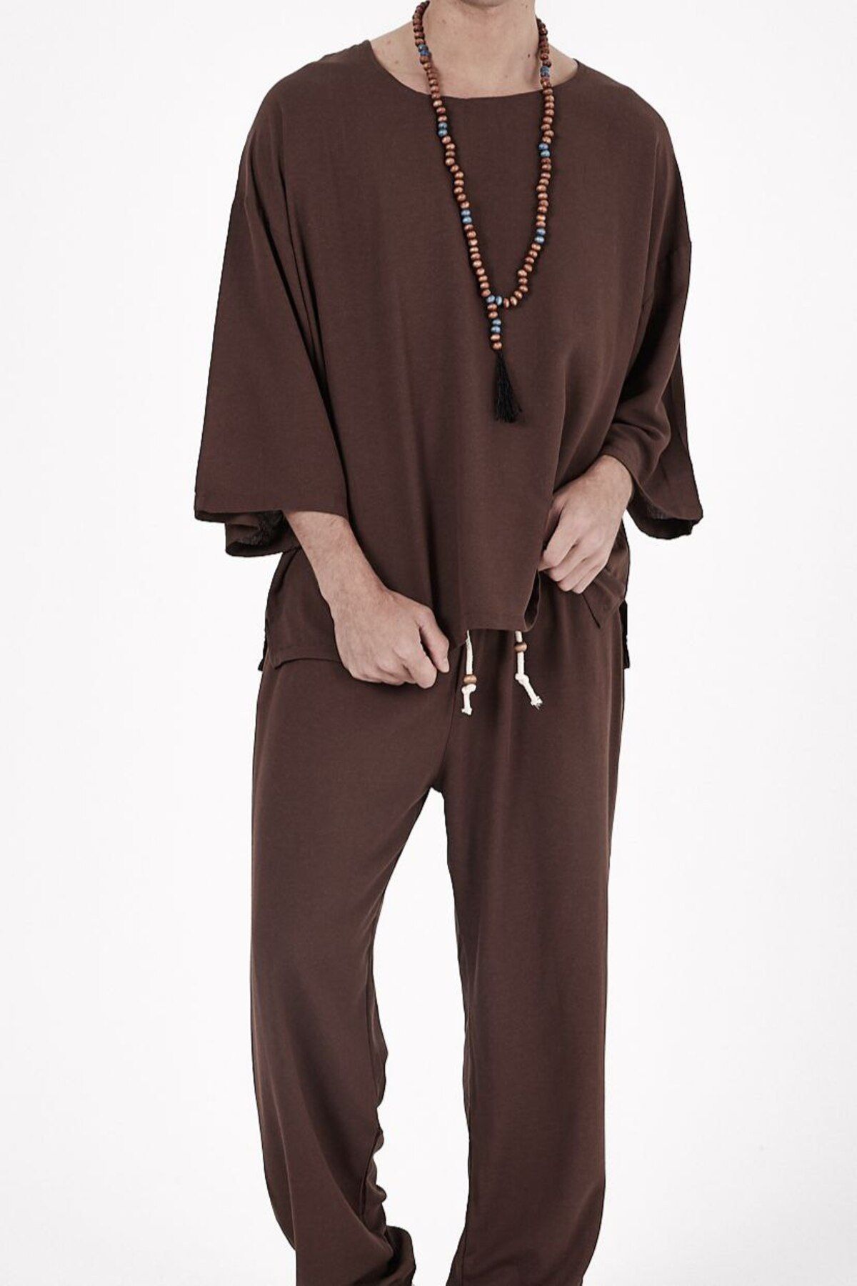 Butik Oversize Street Style Keten Outfit
