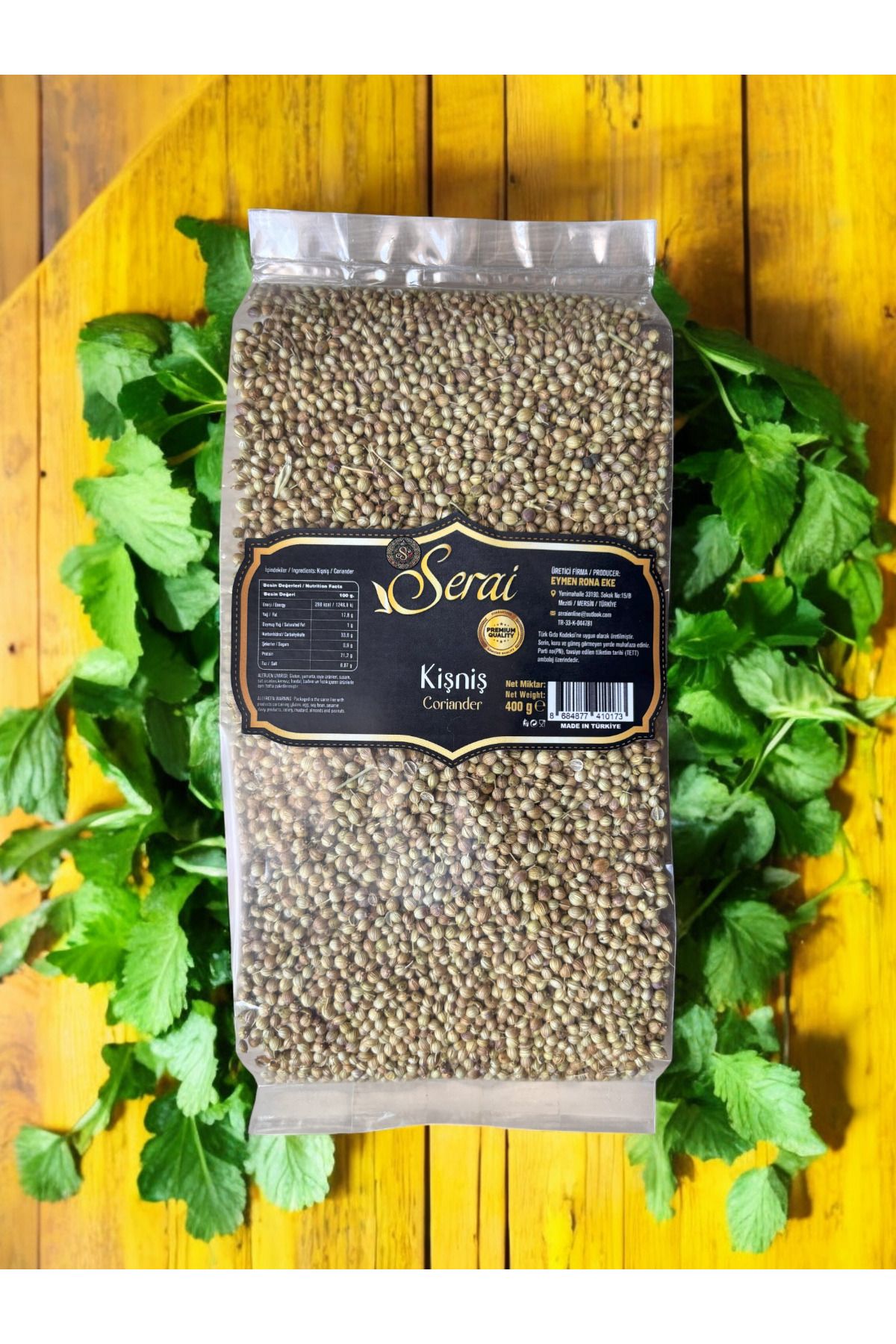 Serai Kişniş (Tane) - 400g - (ORGANİK)
