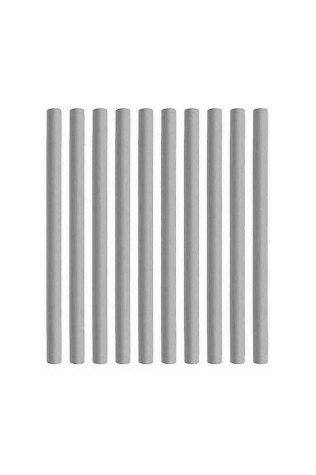 SIKS Set De 10 Bigudiuri Flexibile Siks Pentru Păr Uscat-ud, Gri, Nr. 4 Unisex - One Size