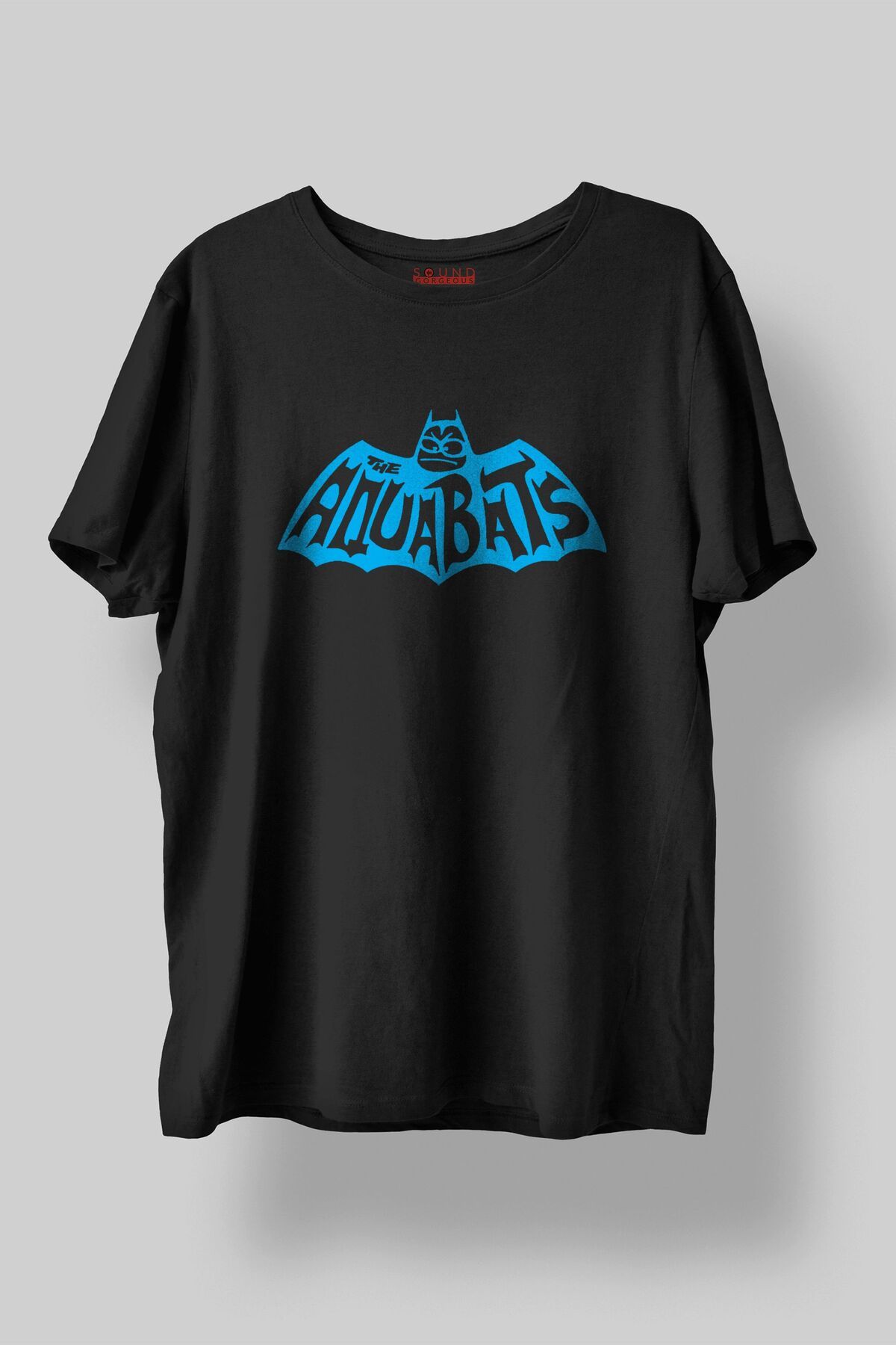 Sound Gorgeous The Aquabats Baskılı Regular Fit Unisex Siyah T-Shirt %100 Pamuk No:618