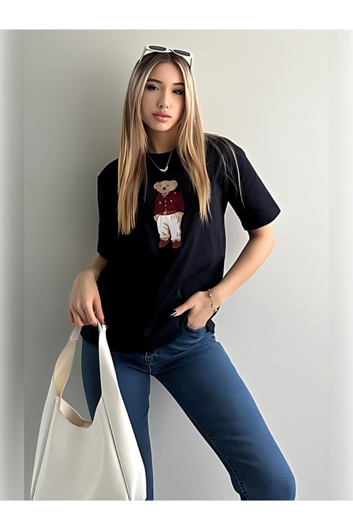 Gür Ayıcık Baskılı T-Shirt