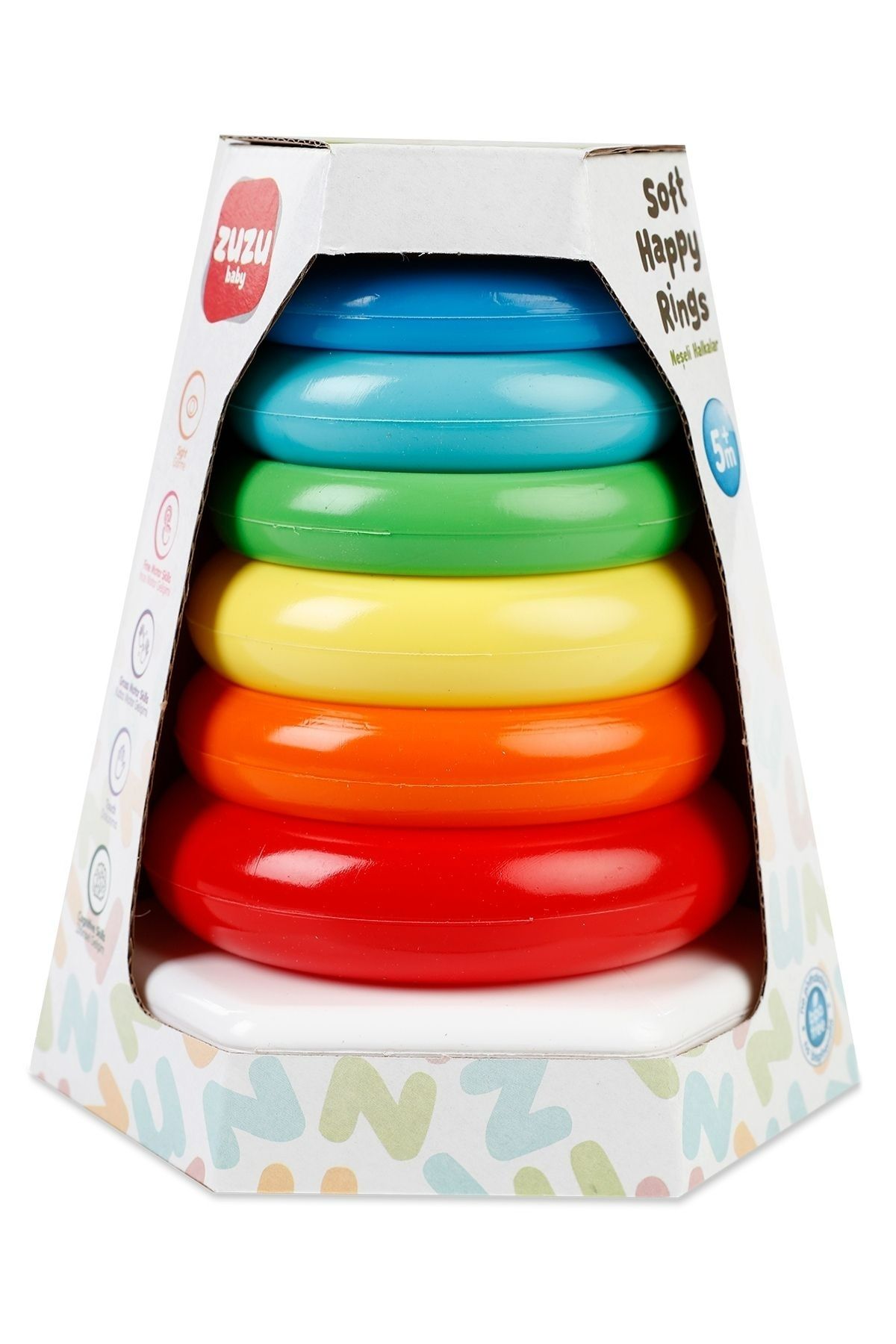 babydoor Toys Neşeli Halkalar Renkli Eğitici Halkalar Oyuncak 4106