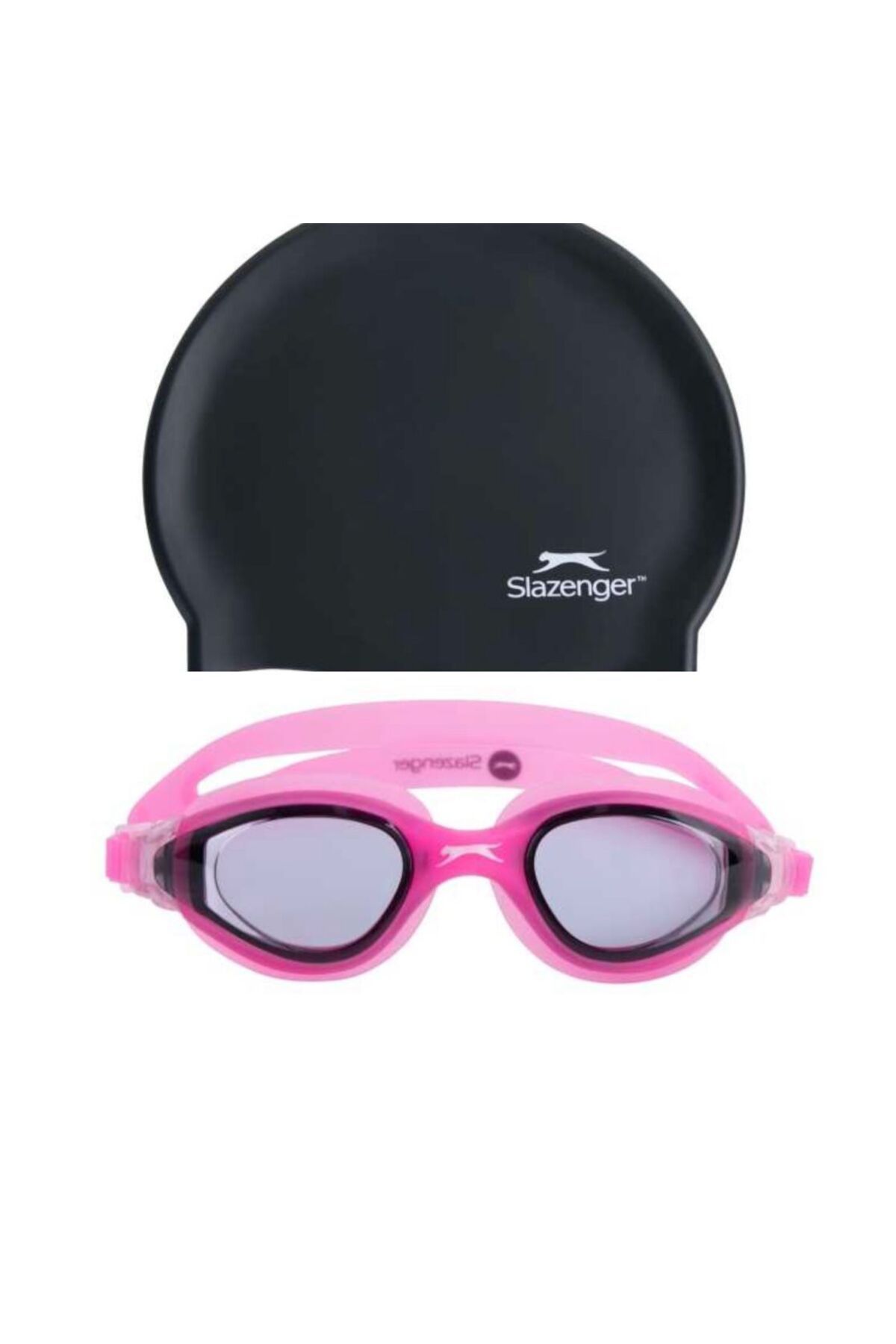 Slazenger Yetişkin Yüzücü Gözlüğü Aero GS26 SmokePinkPink+BONE
