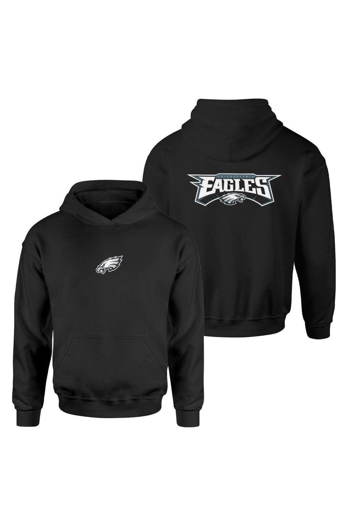 Pisa Art Philadelphia Eagles NZ Siyah Hoodie