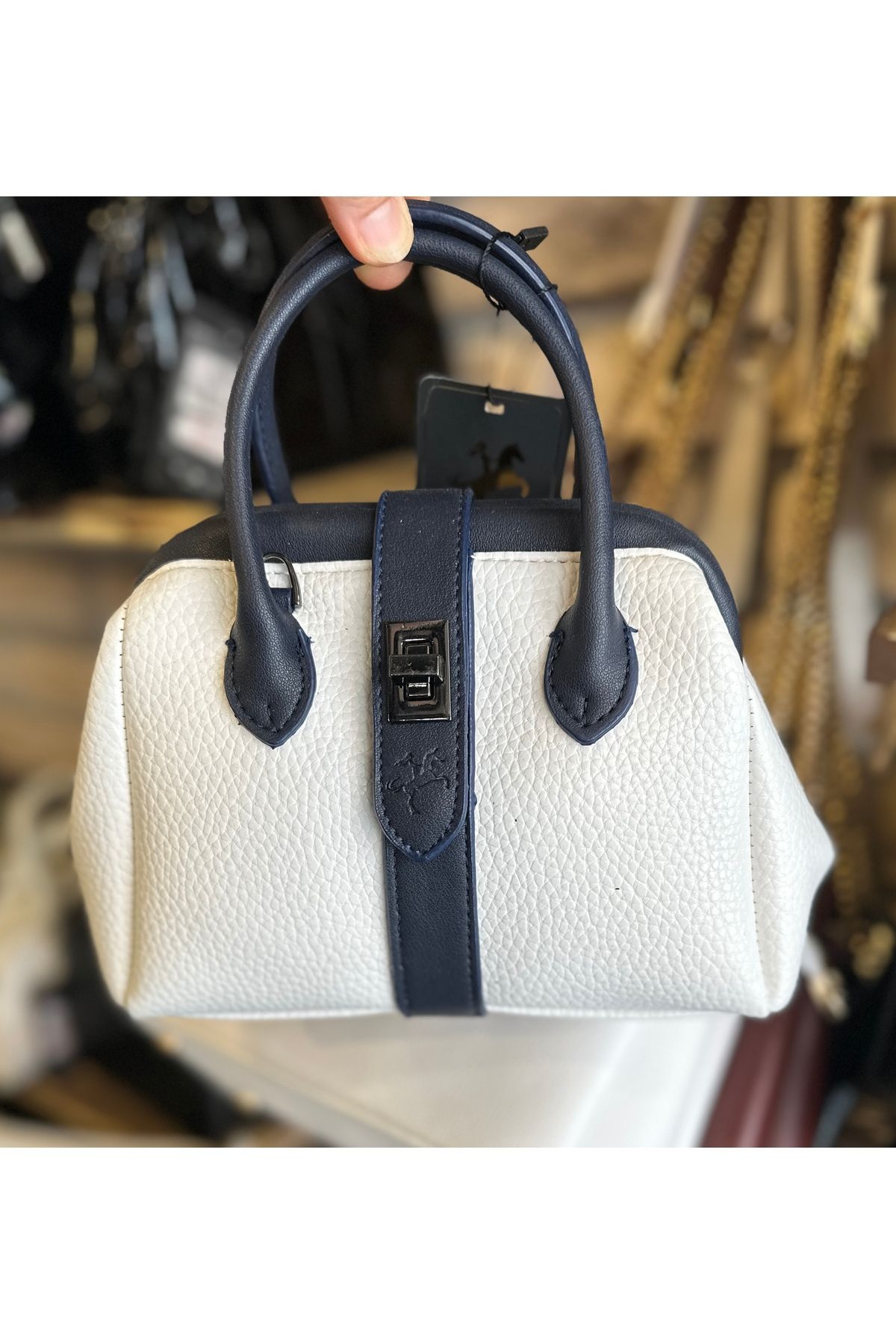 Nas Bag vera çanta Nas Bag Kadın Mini Boy Klipsli El ve Postacı Çantası