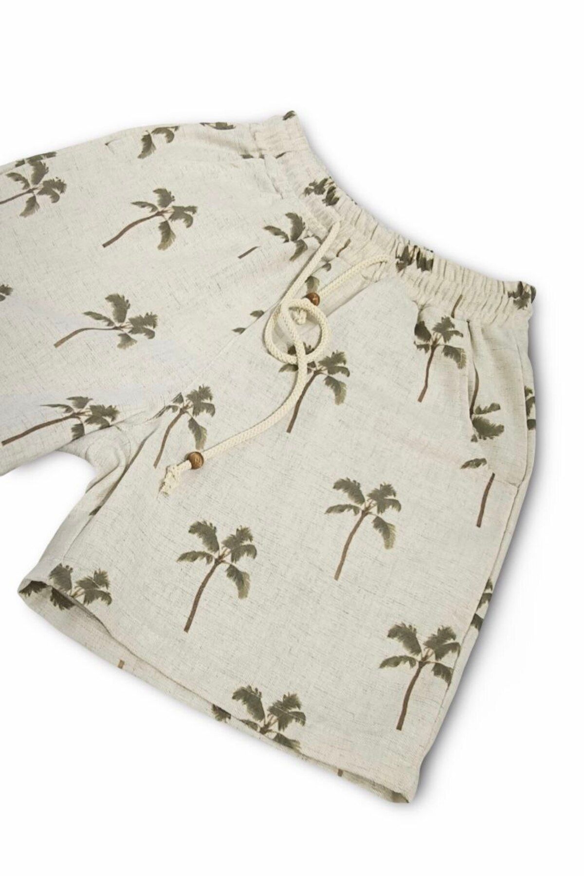 Butik Men's Trendy Oversize Linen Street Şort
