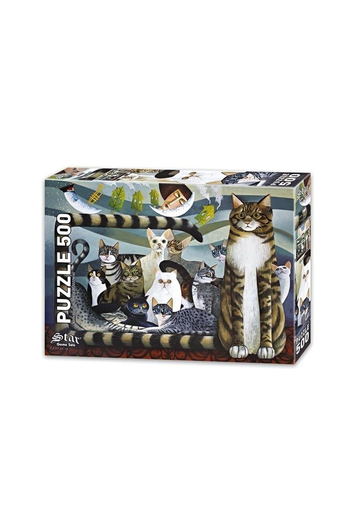 supertrend Süpertrend 500'LÜK PUZZLE KEDİ AİLESİ