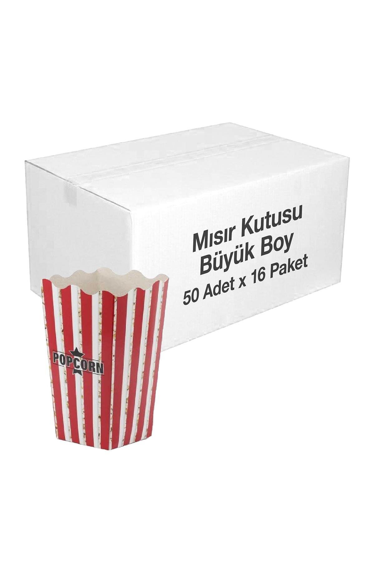supertrend Süpertrend Patlamış Mısır Kutusu Büyük 50li Paket X 16 Paket (koli)