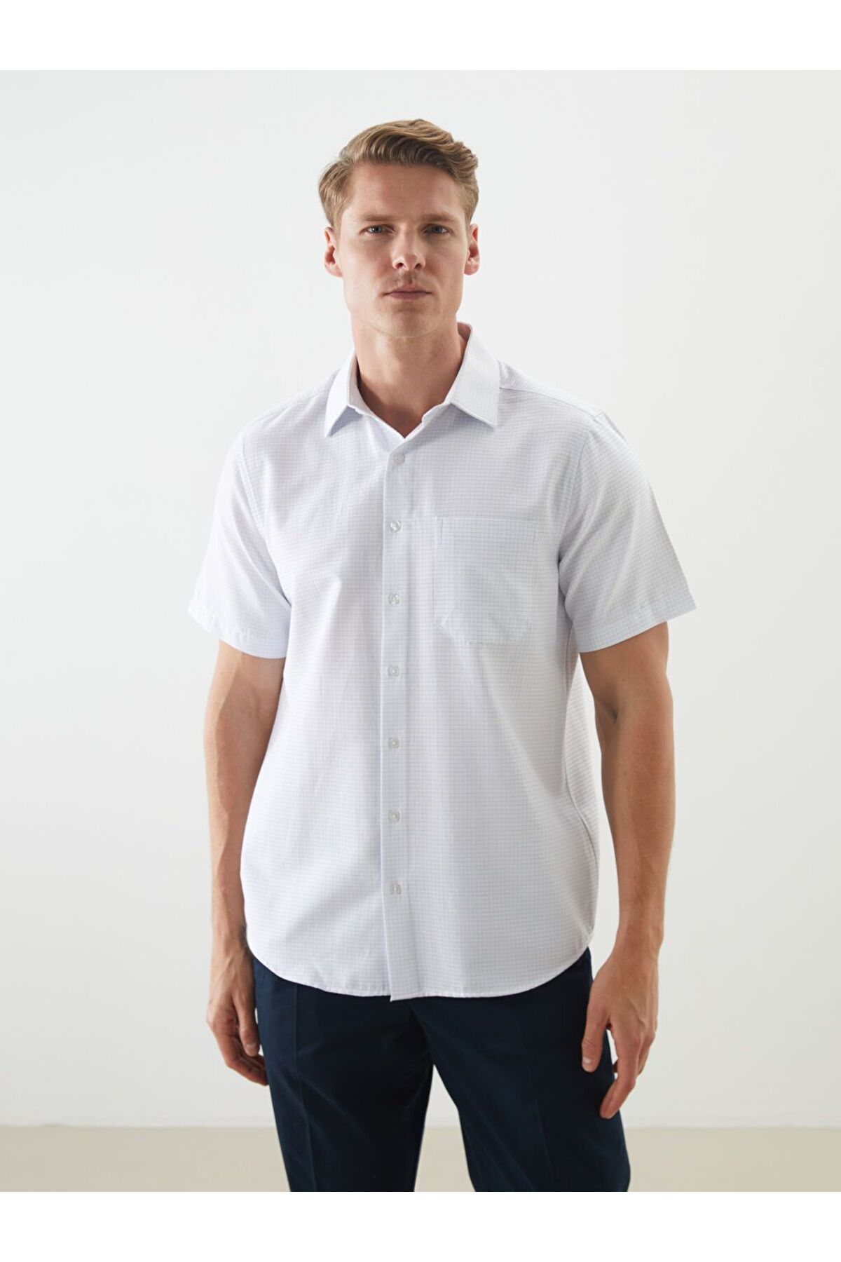 LC Waikiki LCWAIKIKI Formal Regular Fit Ekose Erkek Gömlek