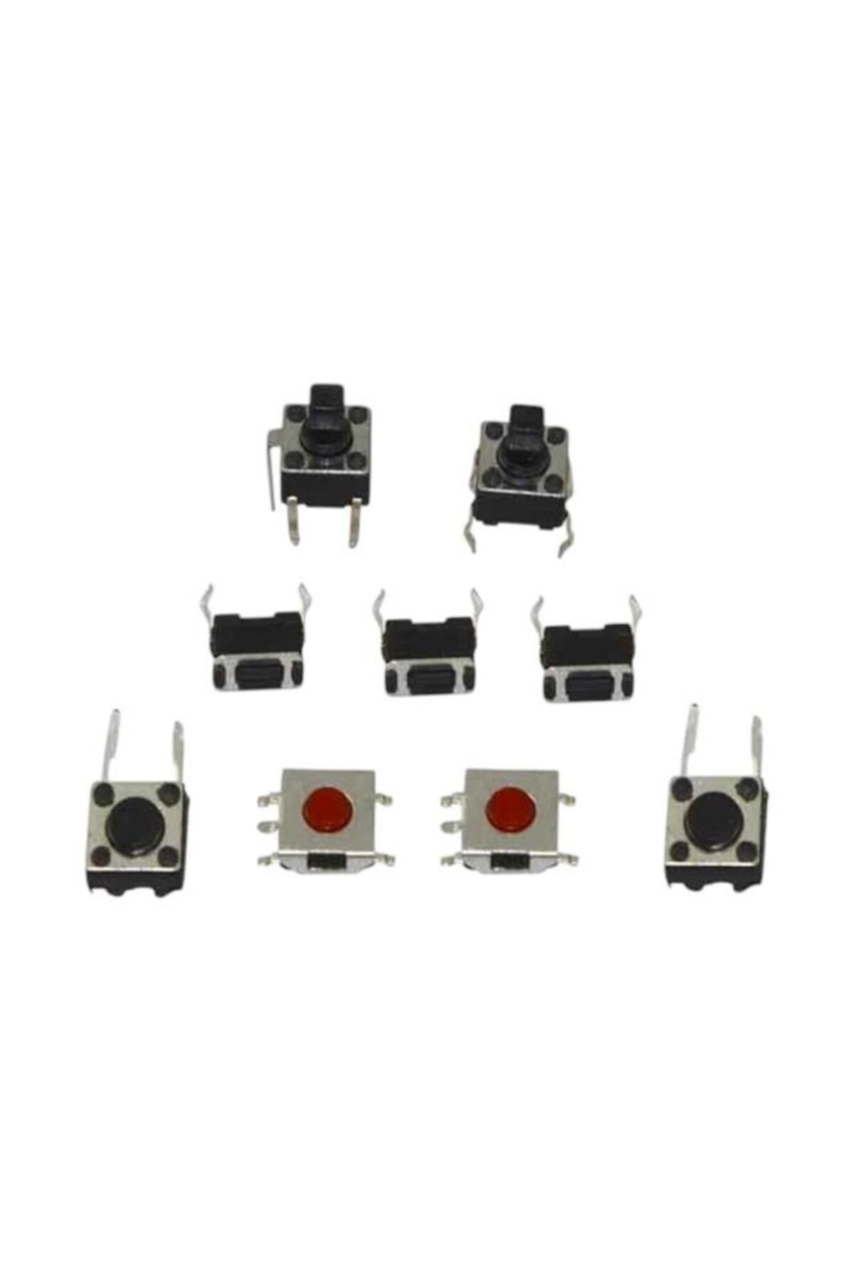 ELEKTROMER C9 Buton - Mini Tact Buton 4P SMD