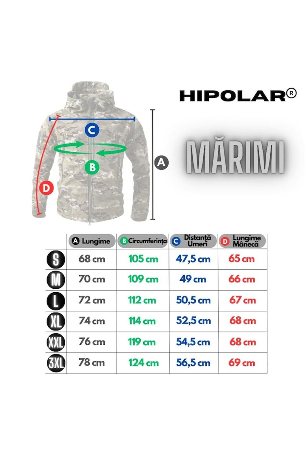 Hipolar-Jacket for Autumn-Winter, Size M, Softshell with Fleece Interior, Camouflage Multicam, Waterproof an 7