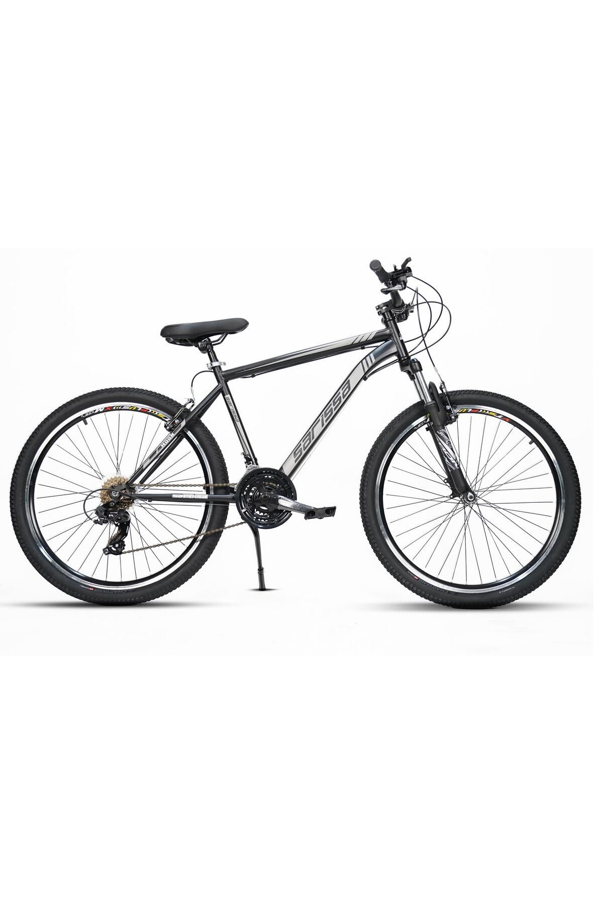 SARİSSA BİSİKLET Sarissa Moon 26" Jant MTB Ön Amortisörlü Shimano 21 Vites Wake Gidon V Fren Dağ Bisikleti Siyah Gri