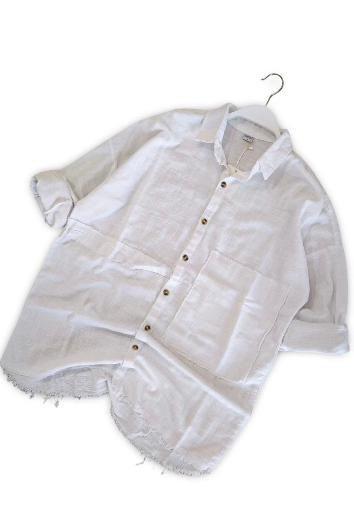 Butik Masculine Linen Oversize Urban Gömlek