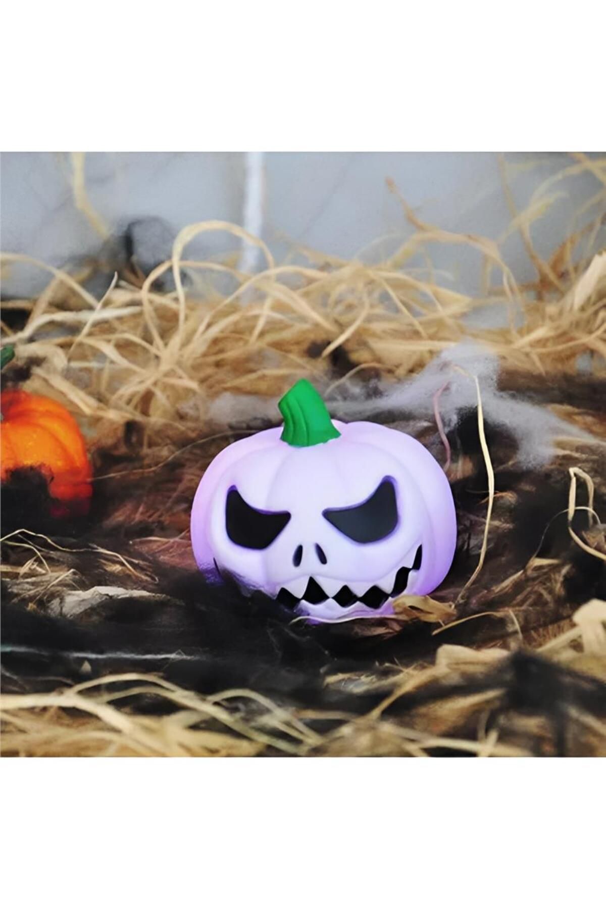 playzone Halloween Işıklı Beyaz Balkabağı