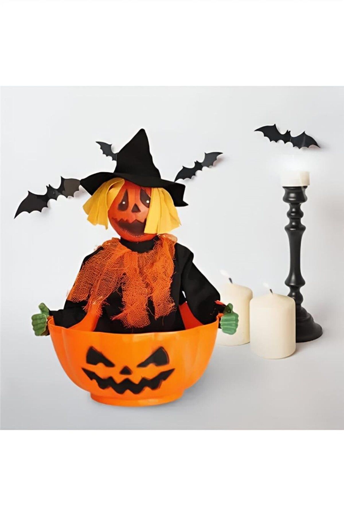 alsepeteavm Halloween Hareketli Şeker Kase