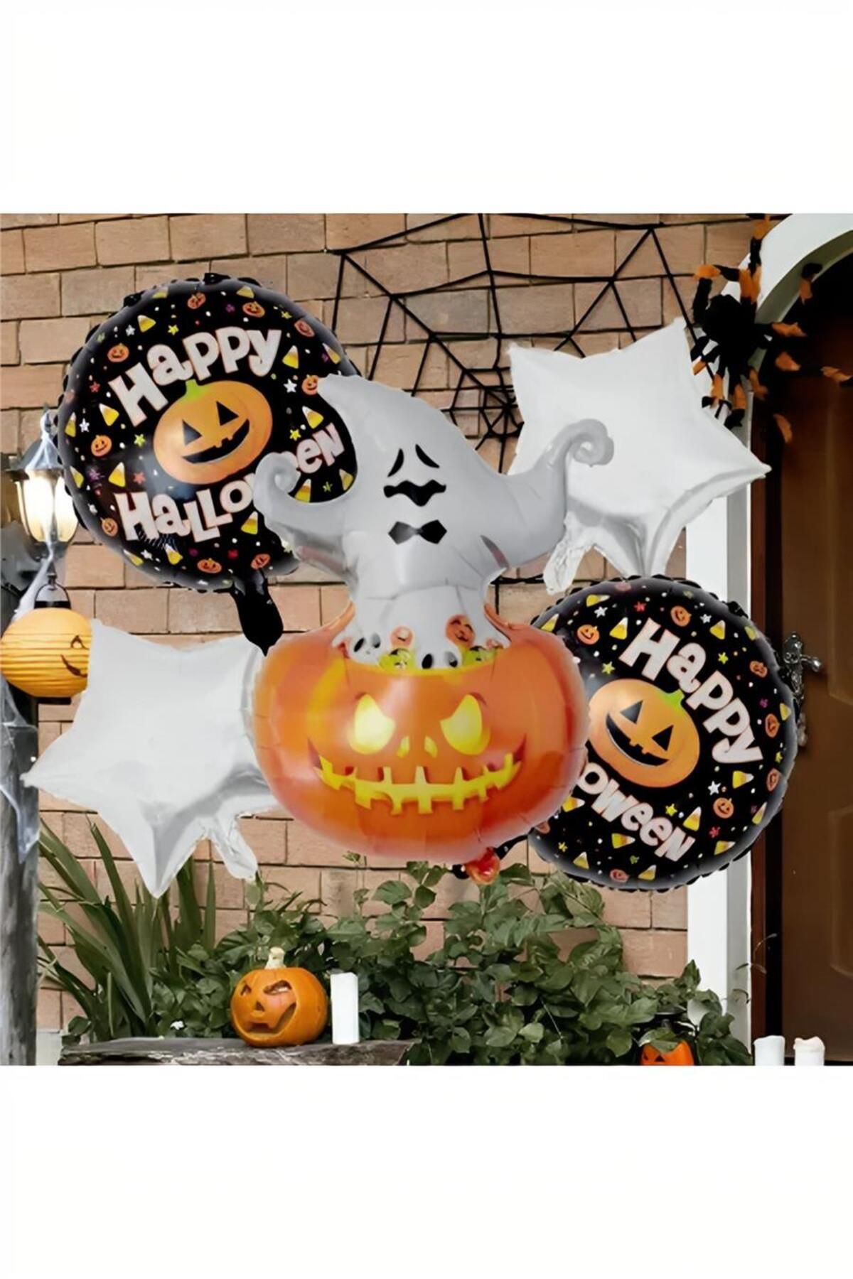alsepeteavm Halloween Folyo Balon Seti - Hayalet