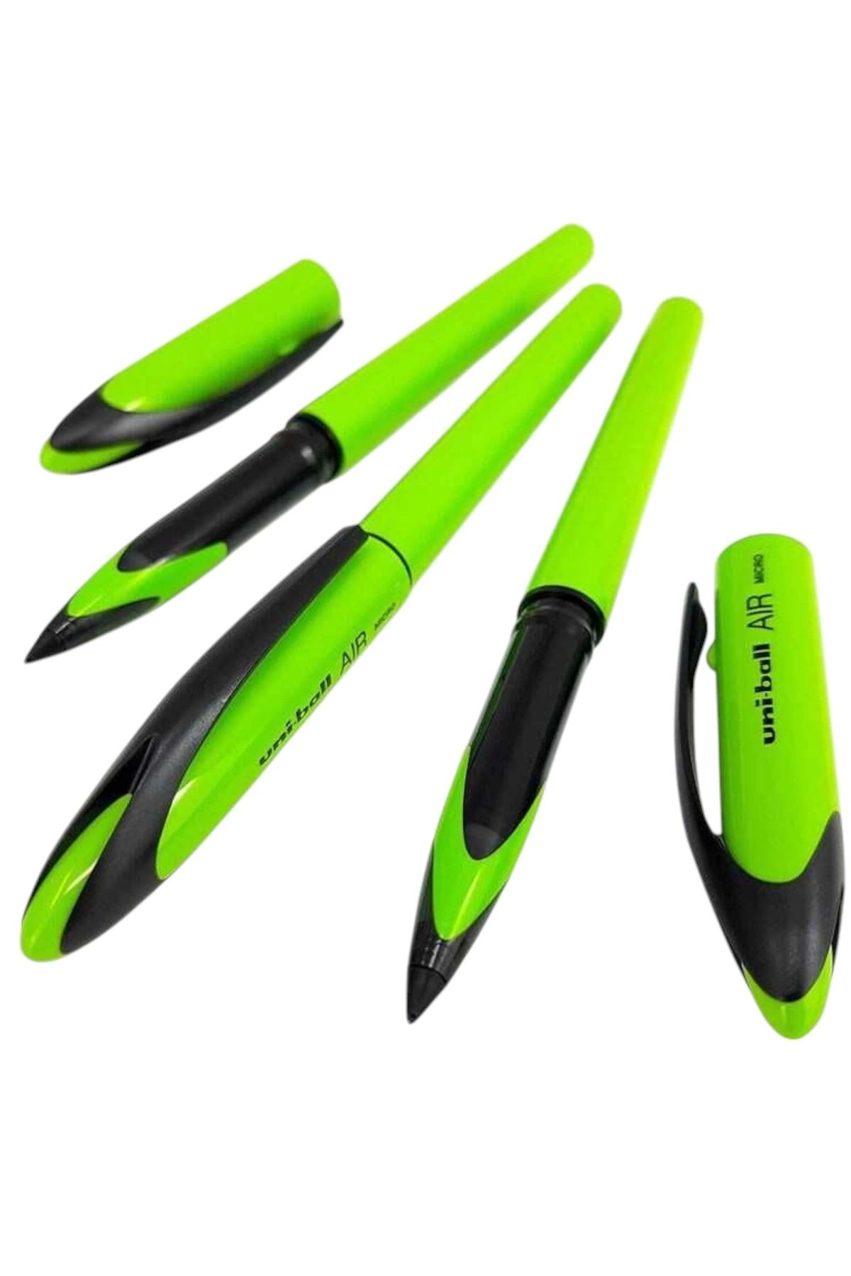 UNİ-BALL UNİBALL AIR ( 0.5 ) ROLLER KALEM ÇİM YEŞİLİ ( Mavi Mürekkep) ( Üç Adet )