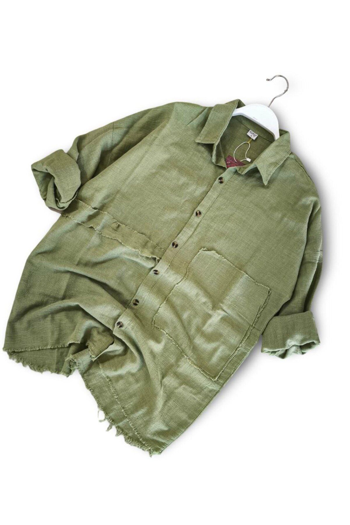 Butik Masculine Linen Oversize Urban Gömlek