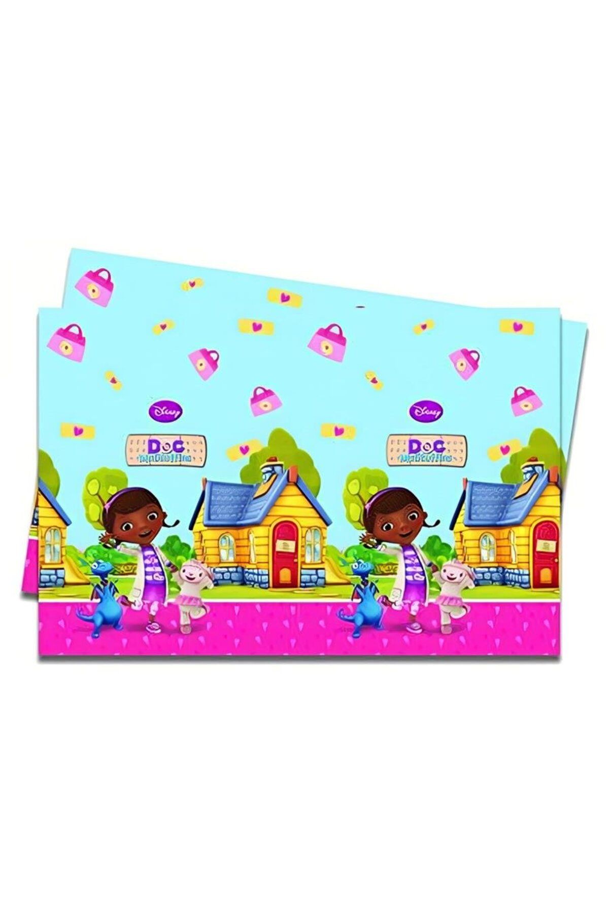 alsepeteavm Doc McStuffins Plastik Masa Örtüsü 120x180cm