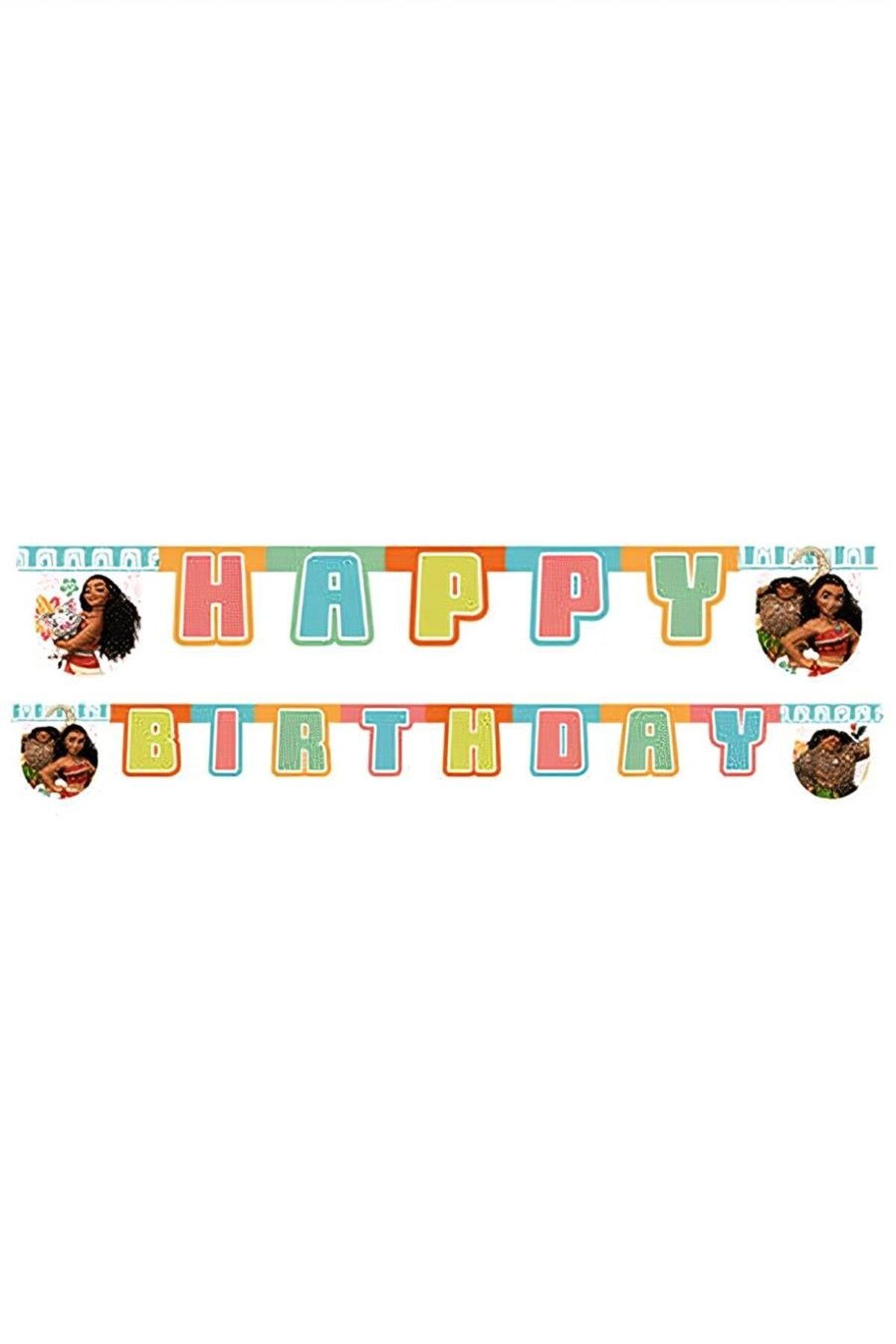 playzone Moana Happy Birthday Harf Afiş