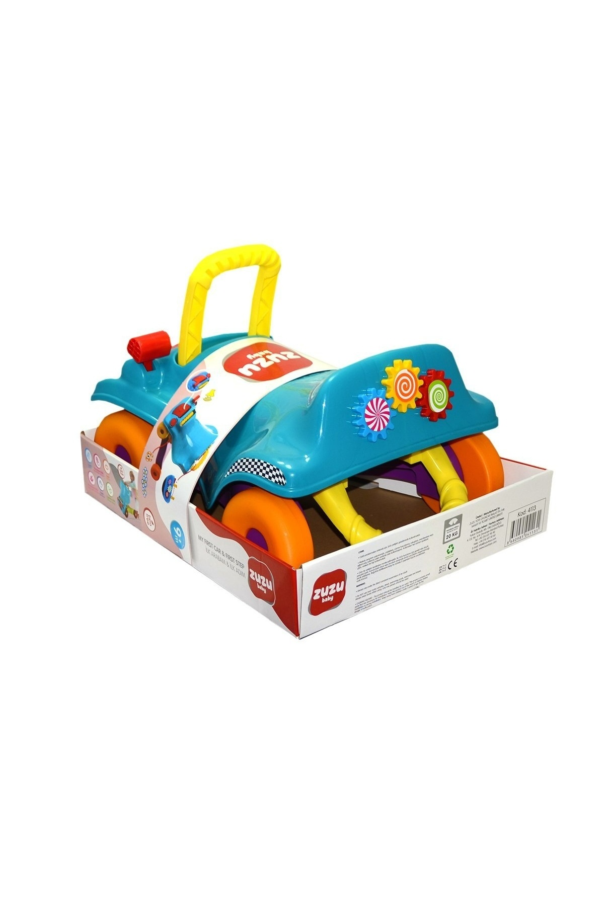 babydoor Toys Oyuncak Aktiviteli İlk Arabam 2 In 1 Ilk Adım Arabası yürüyüş Arkadaşı Yürüteç fotoğrafı 4 (önizleme)