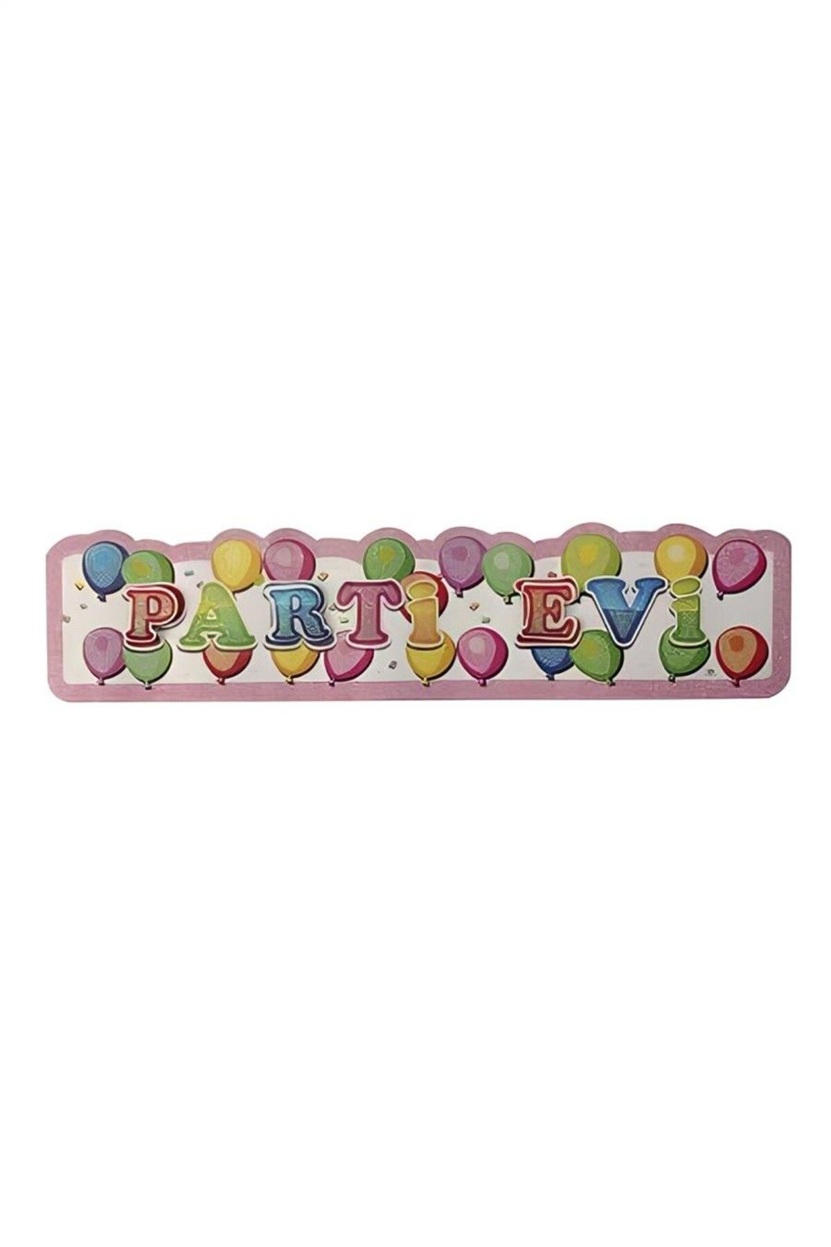 playzone Parti Temalı Simli Afiş Süs