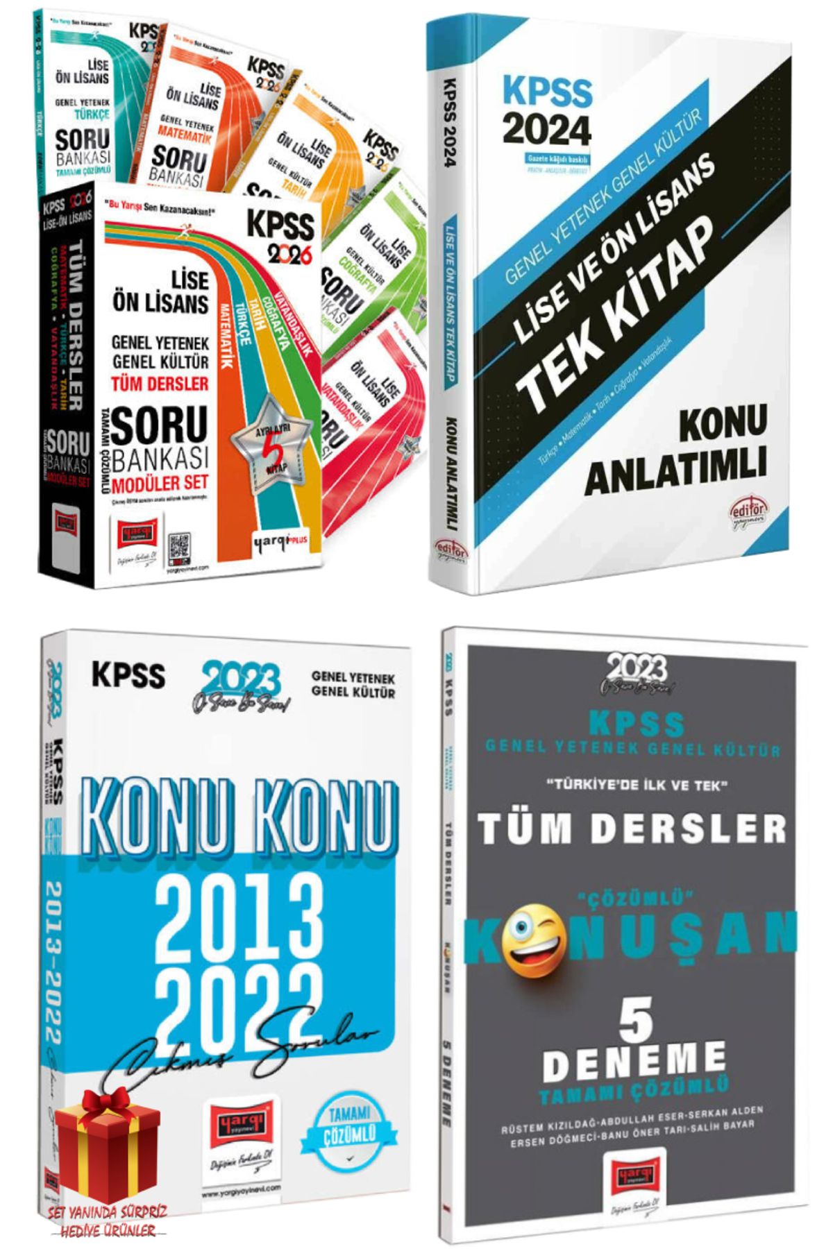 Yargı Yayınları 2026 Yargı Lise Ön Lisans Soru Bankası Seti+Lise Ön Lisans Konu Anlatım+Çıkmış Sorular+Deneme