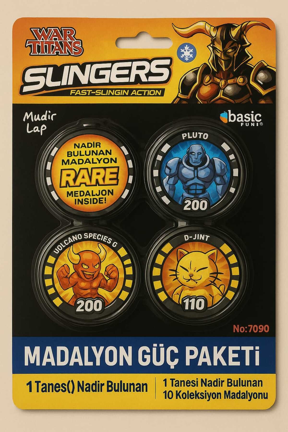 ED SLINGERS MADALYON GÜÇ PAKETİ METAL TASO 10 LU PAKET