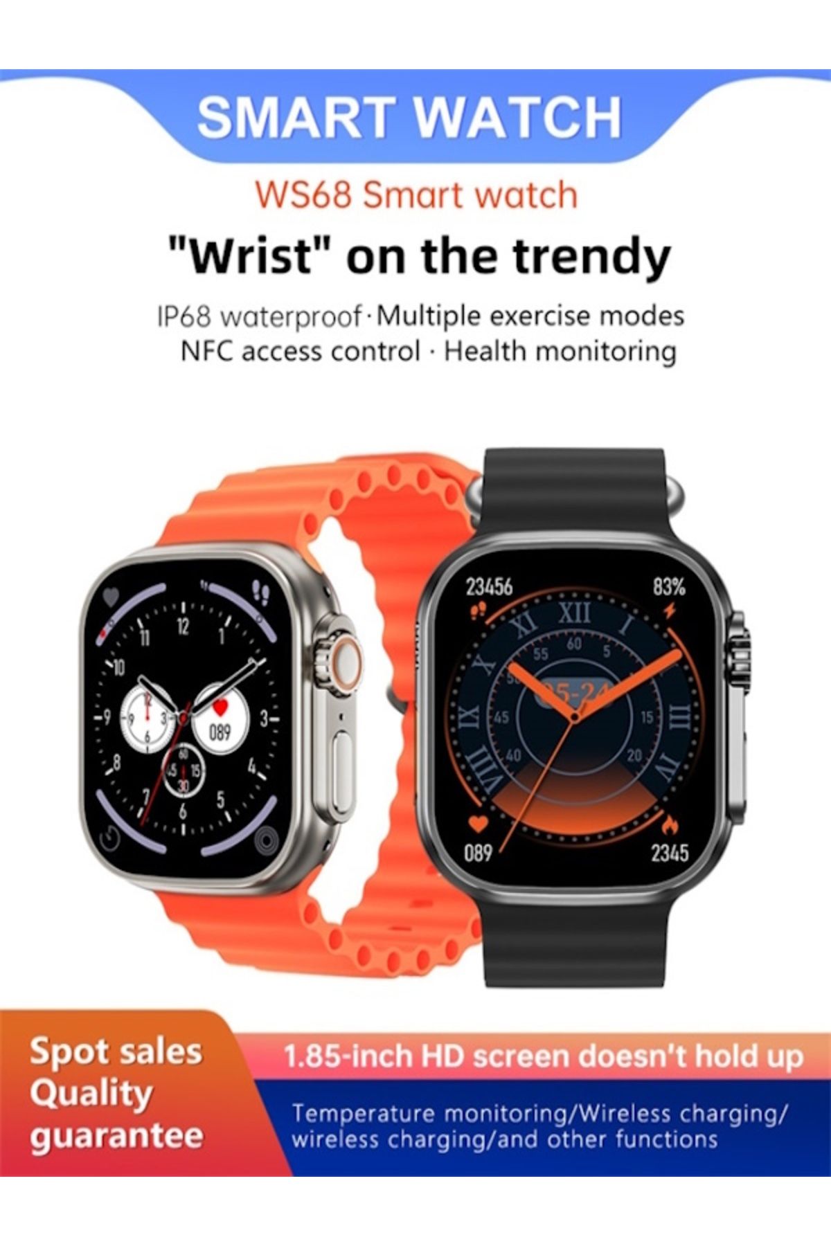Smart WS68 ULTRA SMART WHATCH