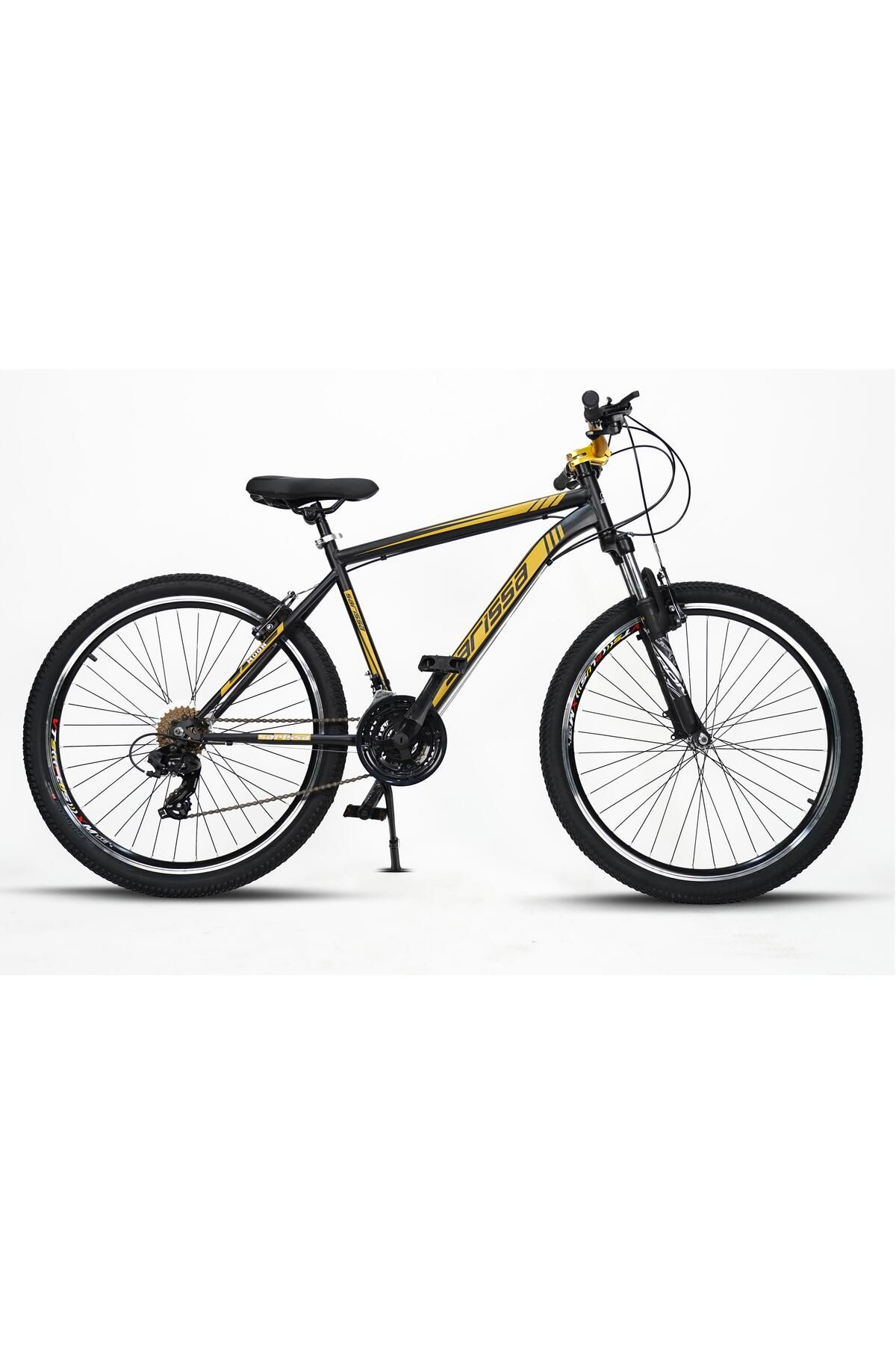 SARİSSA BİSİKLET Sarissa Moon 26" Jant MTB Ön Amortisörlü Shimano 21 Vites V Fren Wake Gidon Dağ Bisikleti Siyah Sarı