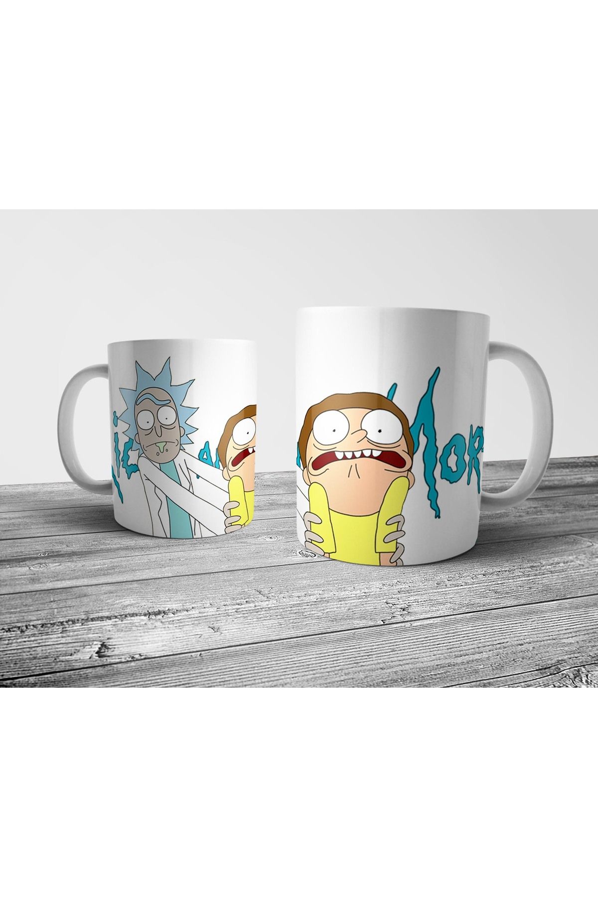 Pixxa Rick and Morty Kupa Bardak Model 13