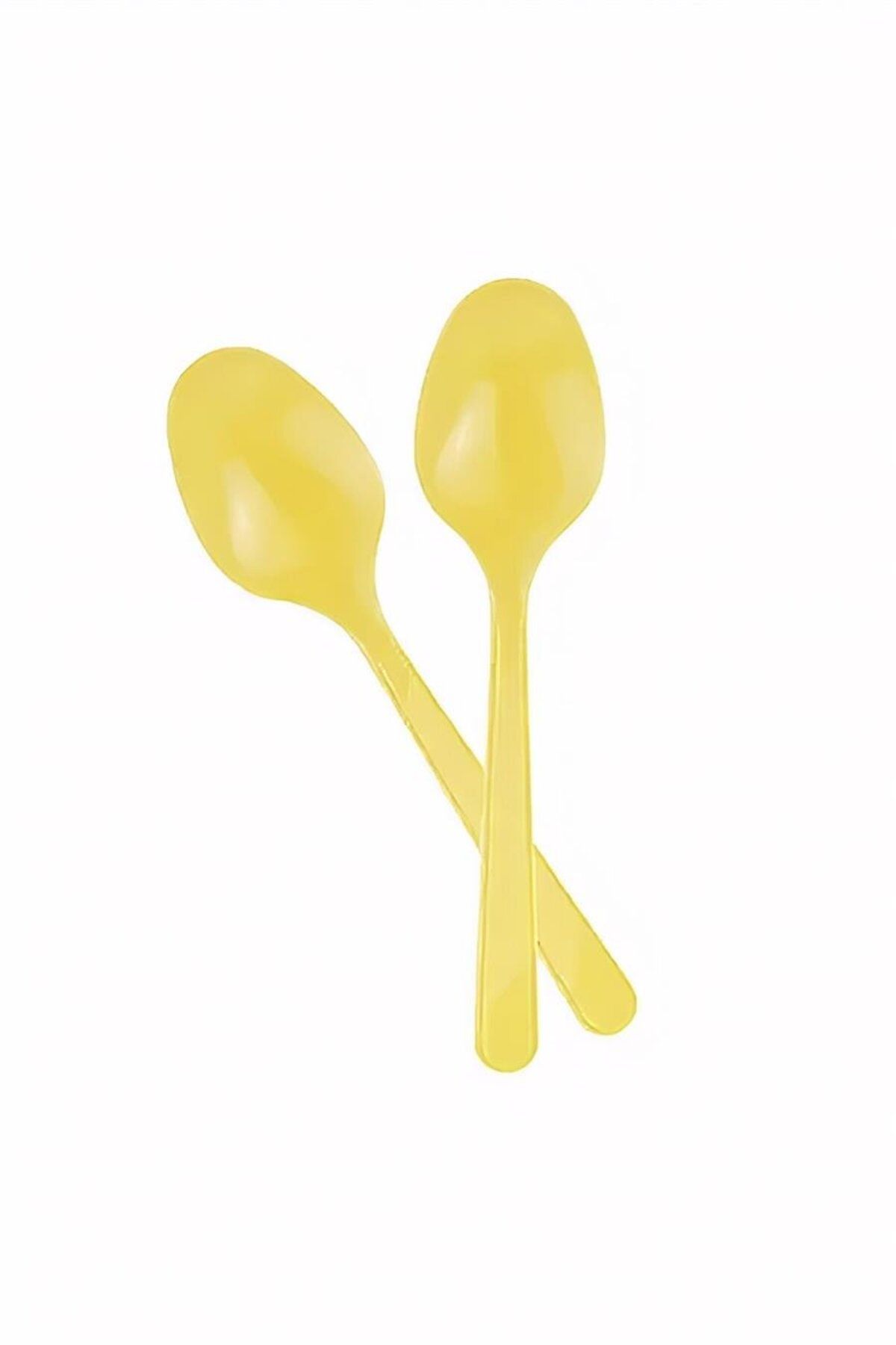 alsepeteavm Sarı Plastik Kaşık