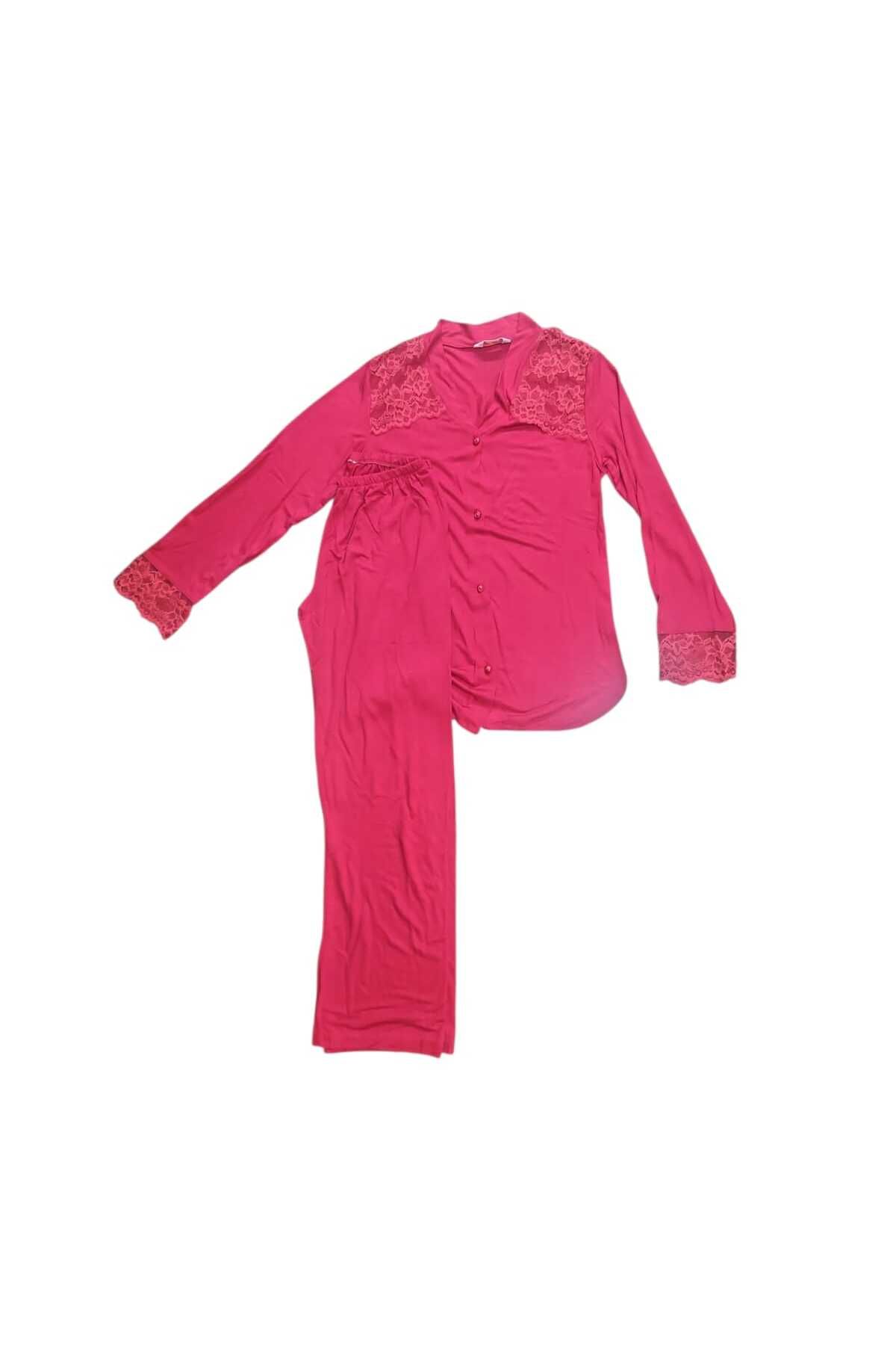 Estee dantelli pijama takımı