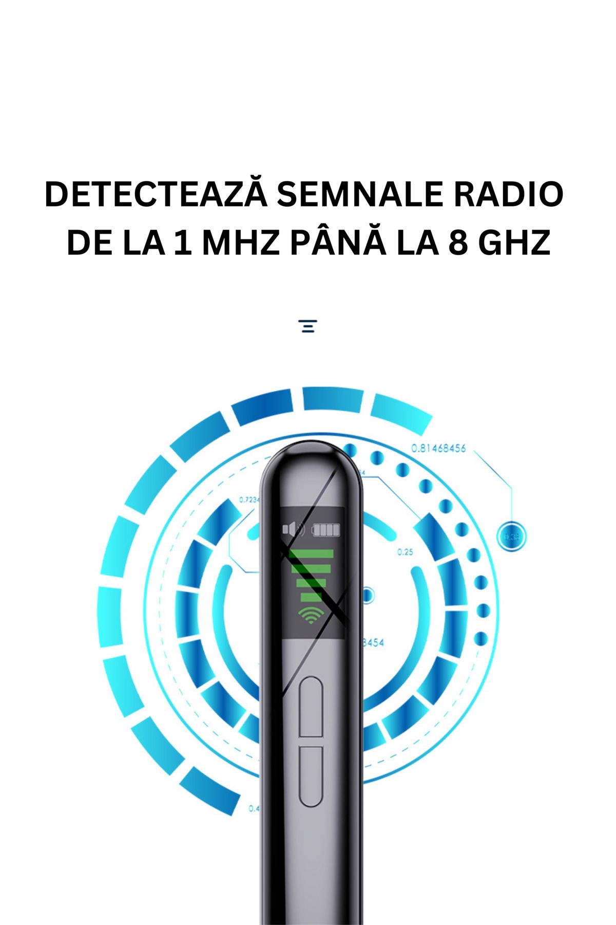 clickzu-Clickzu professional detector hidden cameras, microphones, GPS, radiation, frequencies, 4 detection modes 4