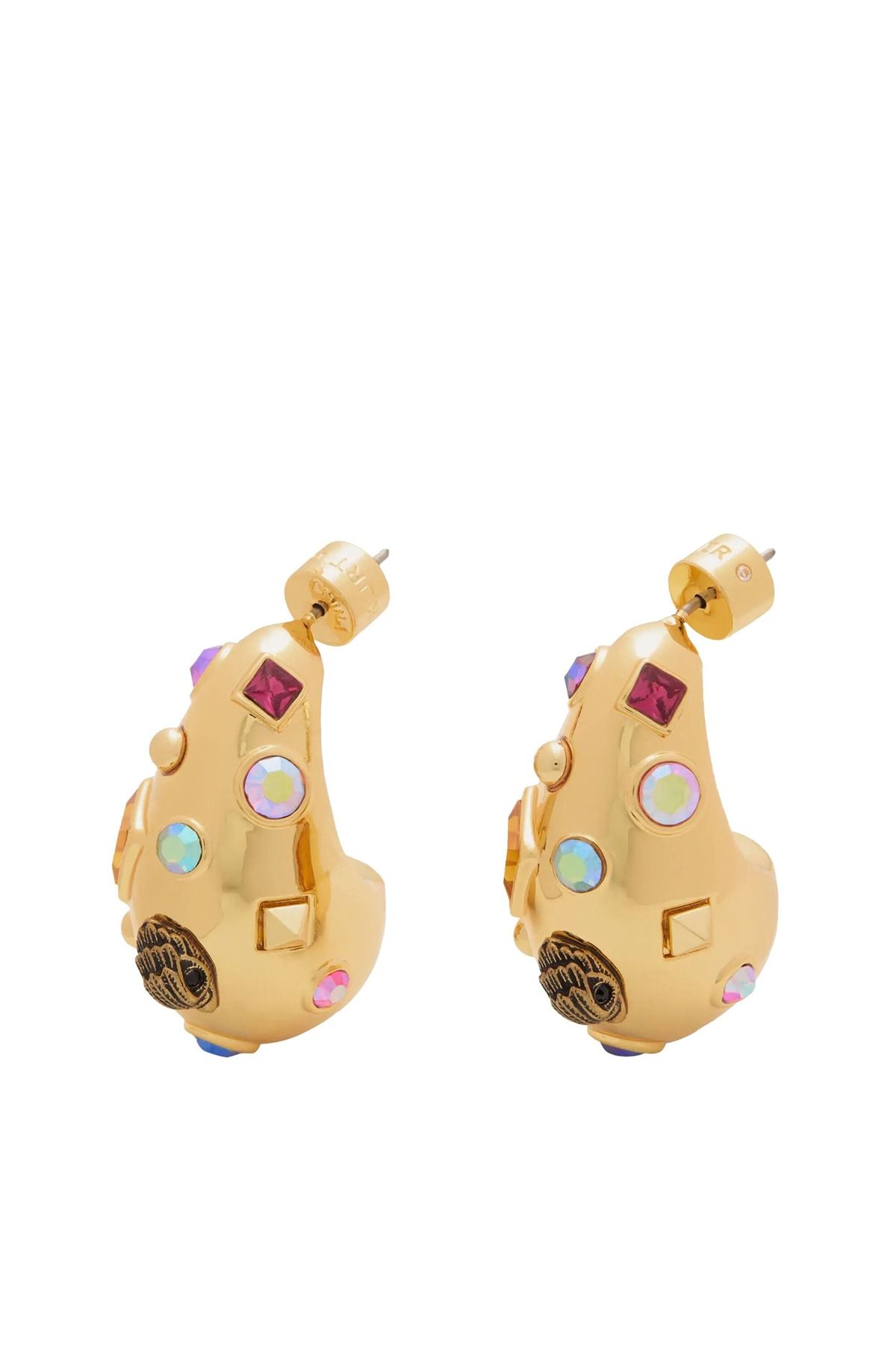 Kurt Geiger Large Crystal Mix Earrings Büyük Taşlı Kadın Küpe