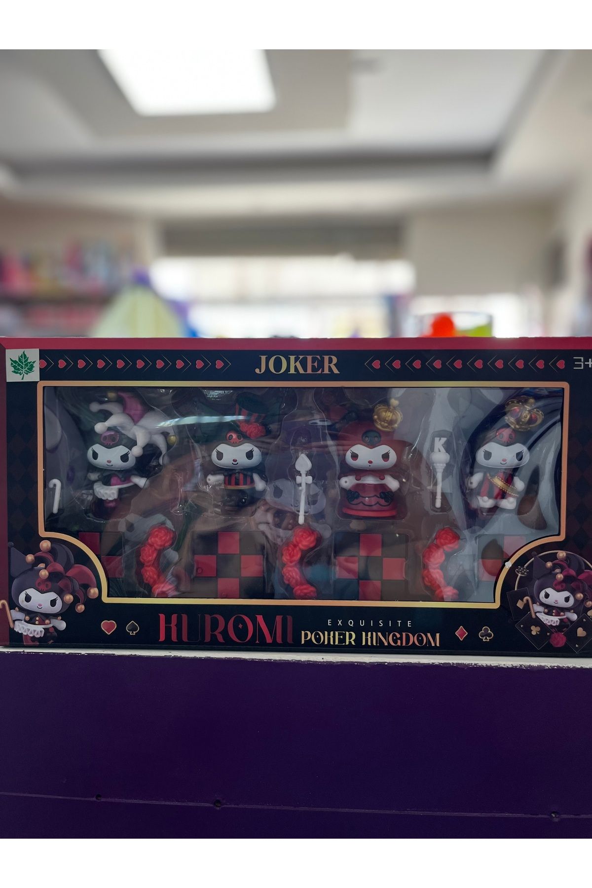 1000 çeşit hediye dünyası Kuromi oyuncak figür-joker kuromi 4 lü