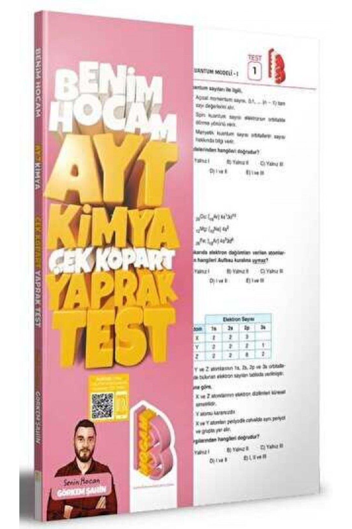 FourArts Benim Hocam Yayınları 2023 AYT Kimya Çek Kopar Yaprak Test