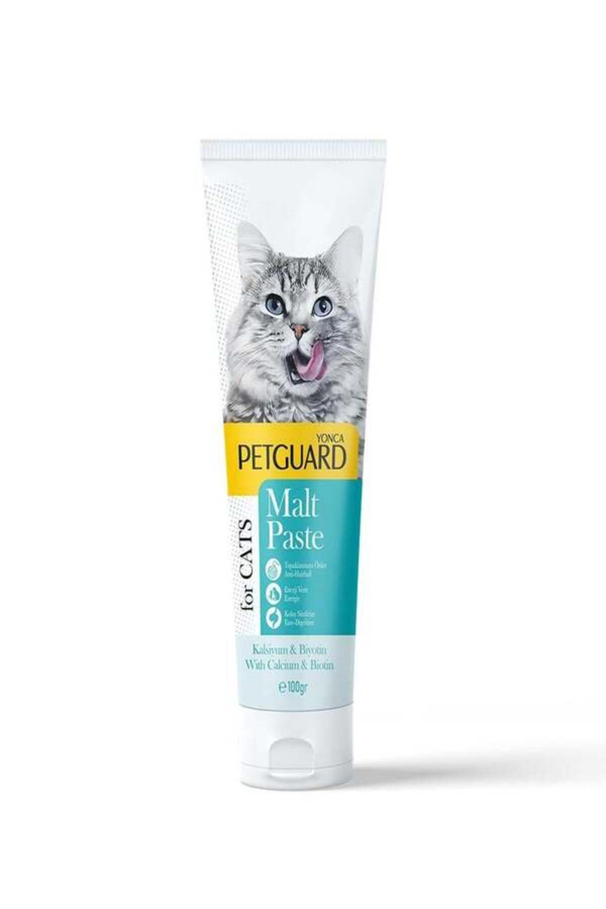 Petguard Kediler İçin Tüy Yumağı Önleyici ve Sindirim Destekleyici Malt Macunu 100g
