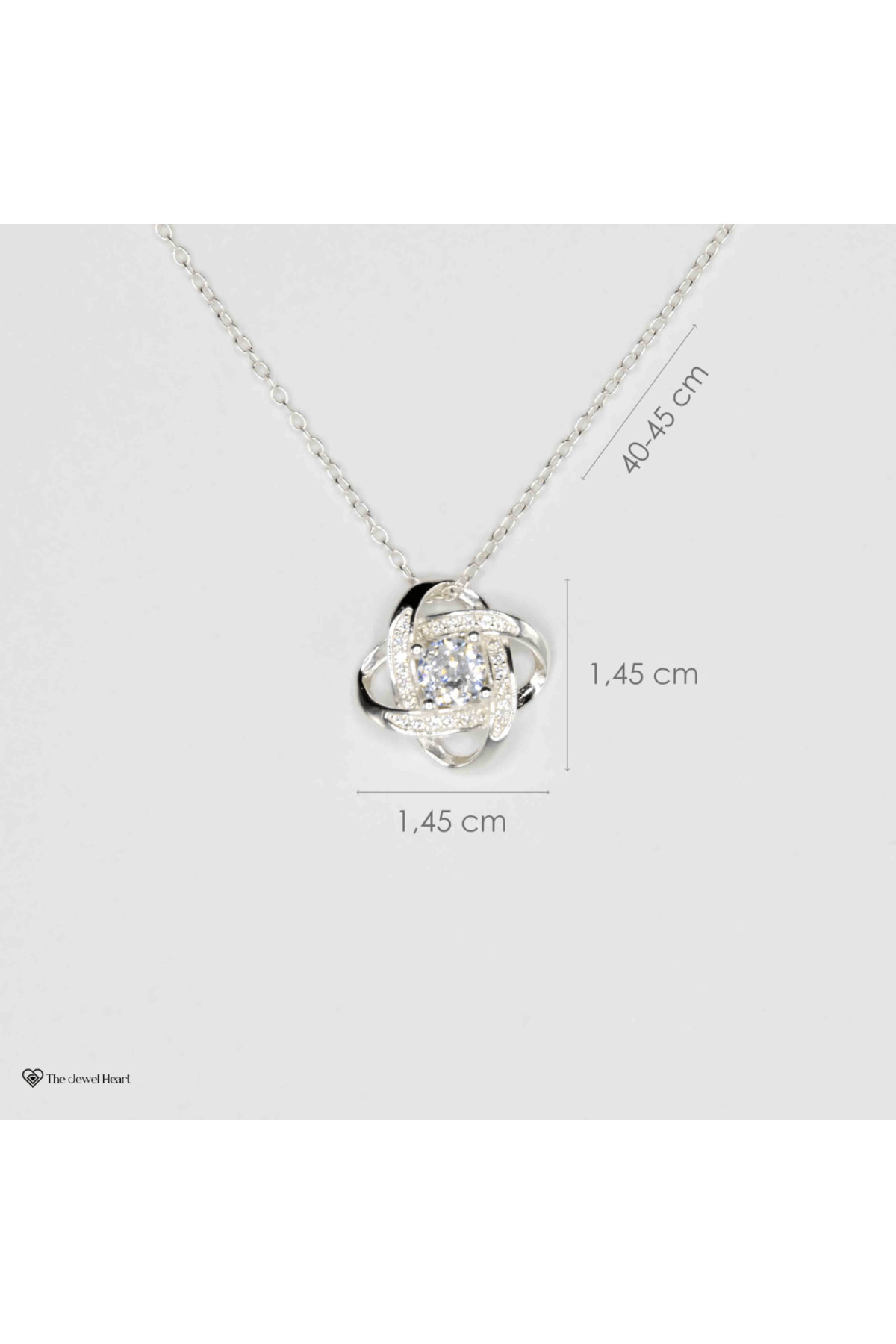 The Jewel Heart-Colier Cu Mesaj De Mulțumire – Cadou pentru Dirigintă, Argint 925 Rodiat, Cutie Cu LED 4