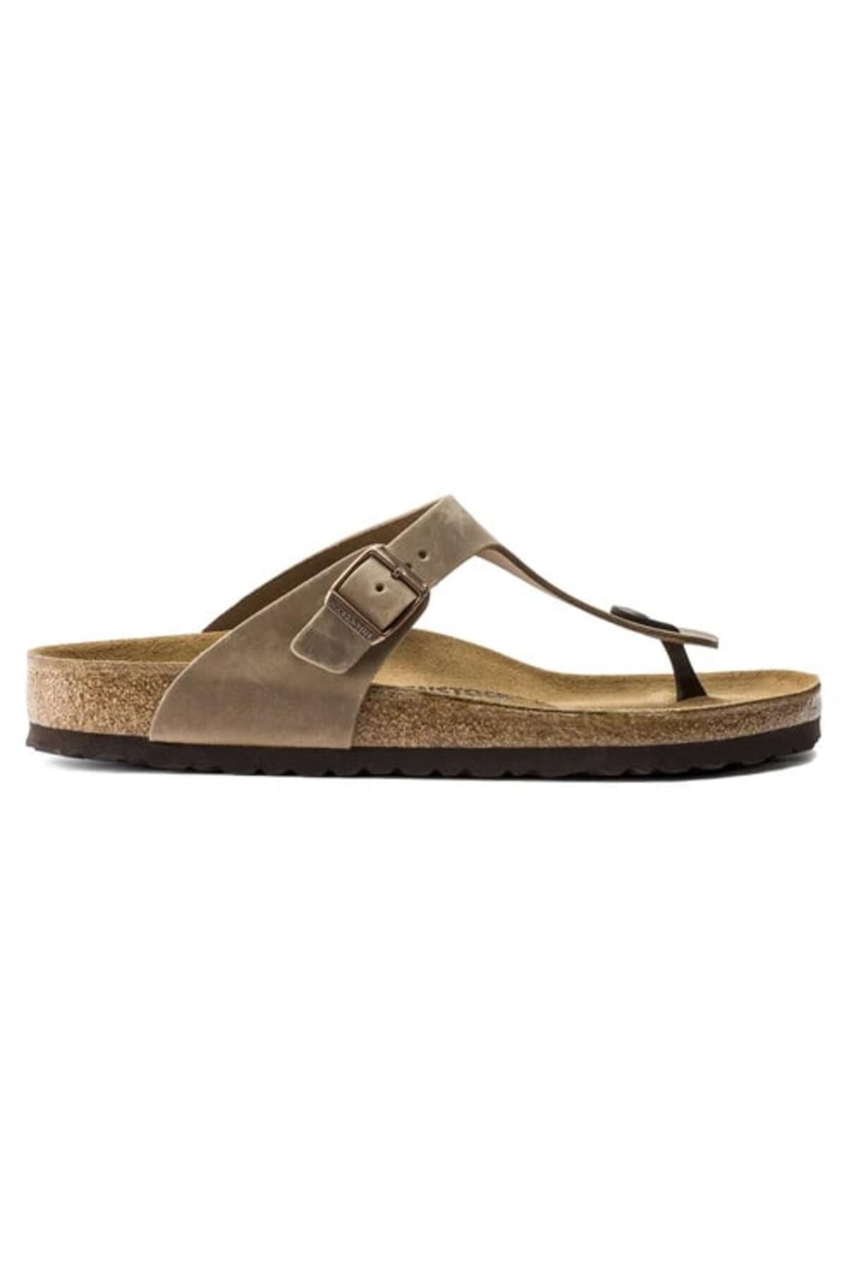 Birkenstock Papuci Unisex, Birkenstock, Gizeh Natural Unisex - 40