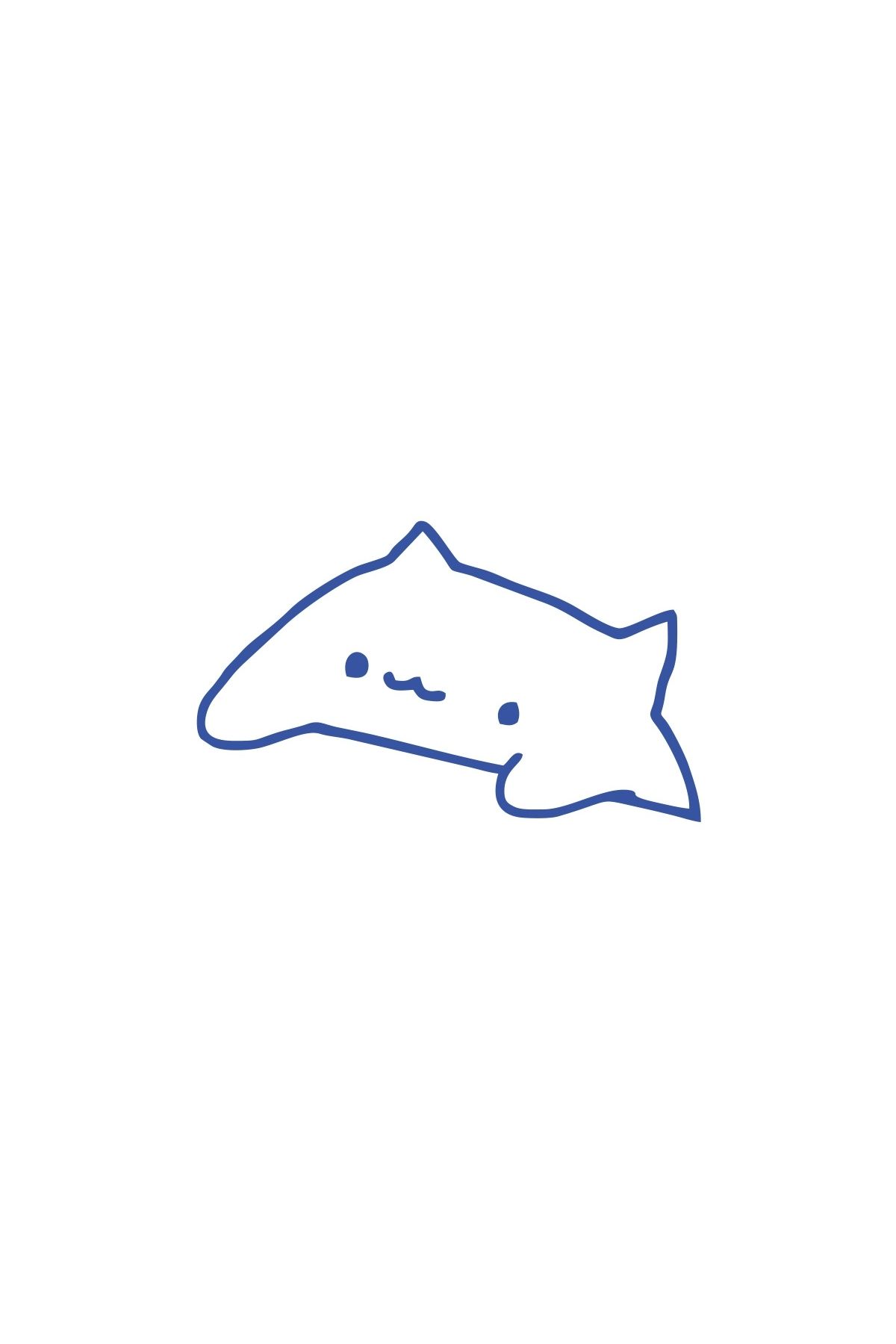 Reysa Tasarım Sevimli Kedi Araba Sticker 17x17 Cm Mavi