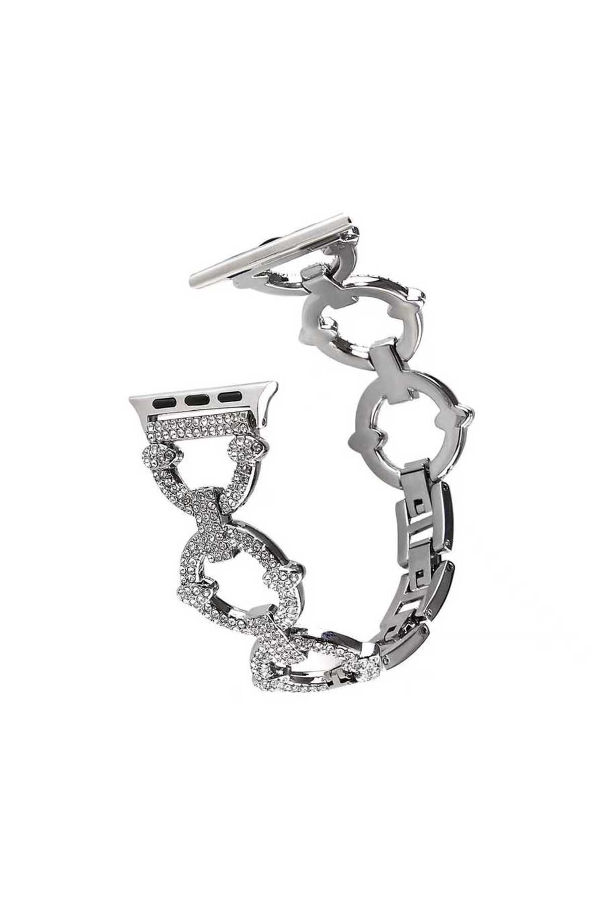 Kılıfist Watch 40mm Uyumlu KRD-57 Metal KLFS Kordon-Gümüş