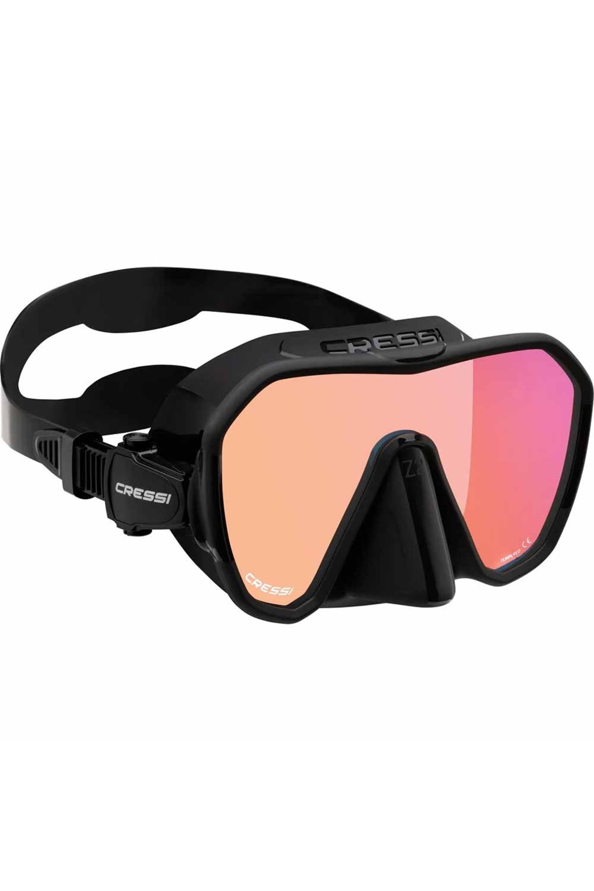 Cressi Z2 Dalış Maskesi BLACK/BLUE/ORANGE LENS
