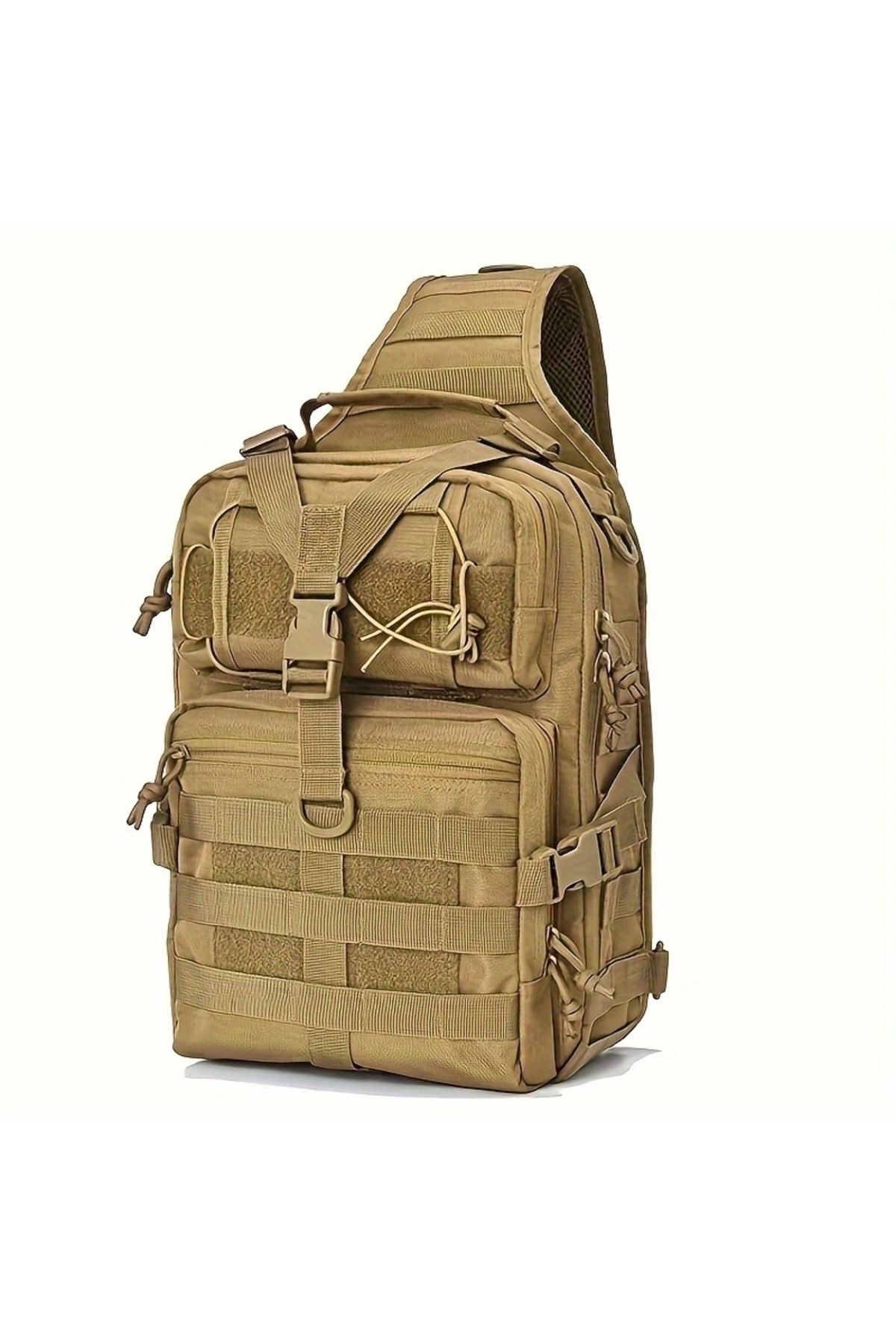 Astüm Askeri Malzeme Hafif Tek Omuzlu Crossbody Avcılık Sırt Çantası Bej