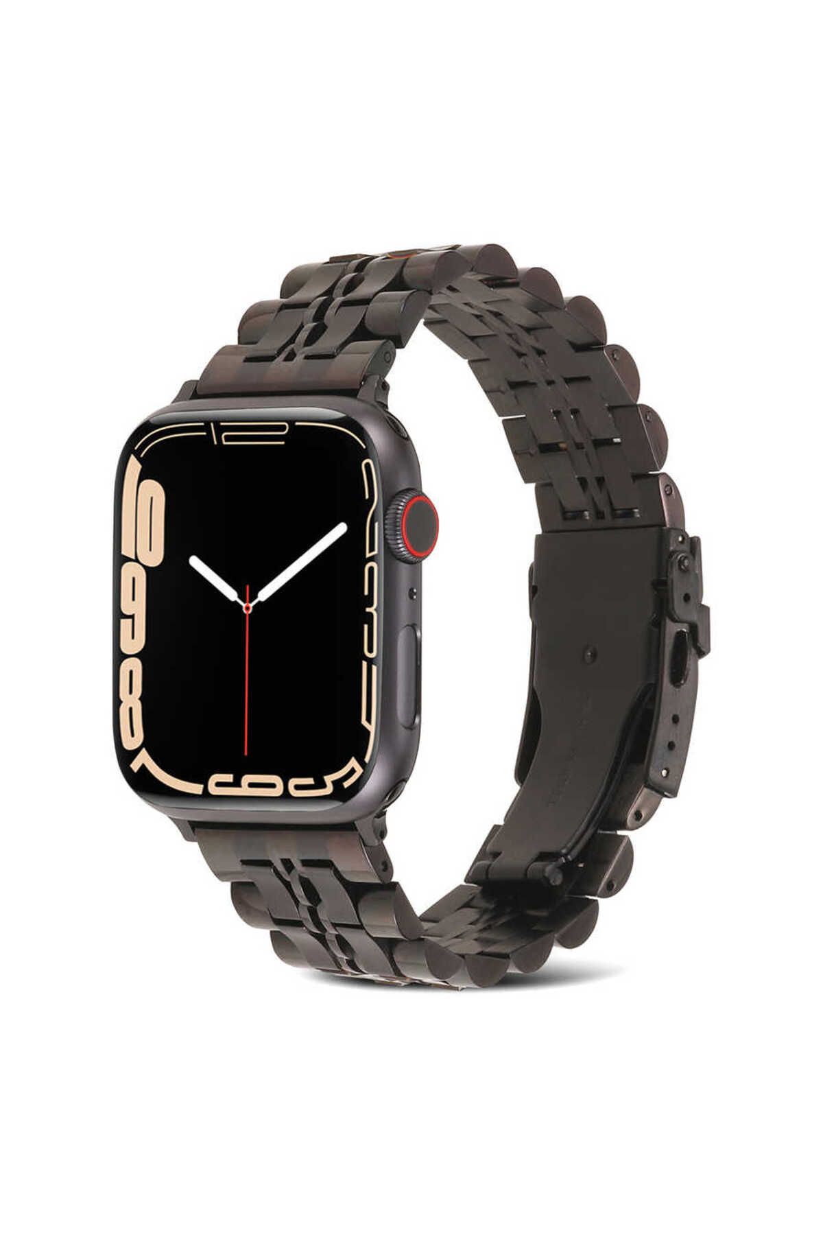 Kılıfist Watch Ultra 49mm Kordon Uyumlu KRD-54 Metal Strap Kayış KLFS- Siyah