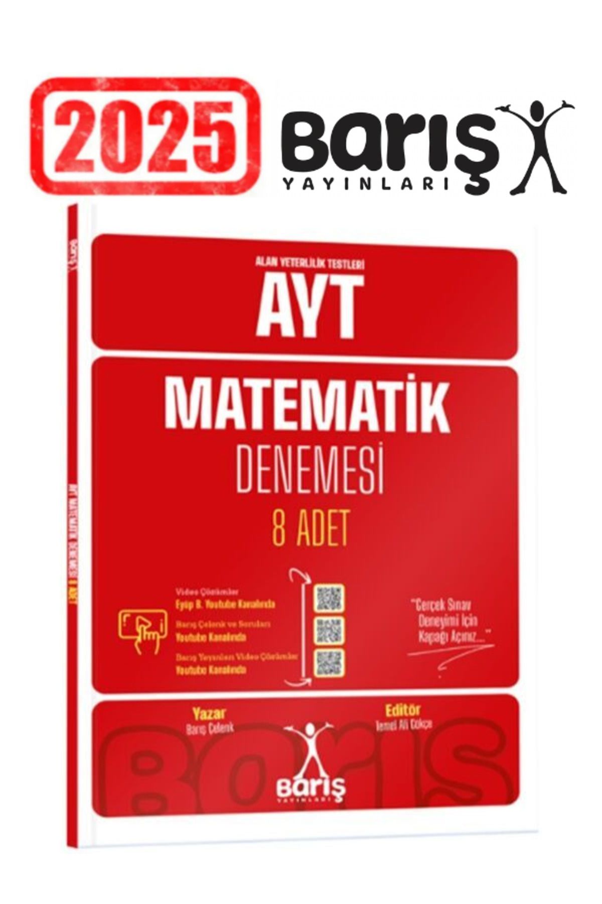 Üç Dört Beş Yayıncılık Barış Yayınları AYT 8 li Matematik Denemesi