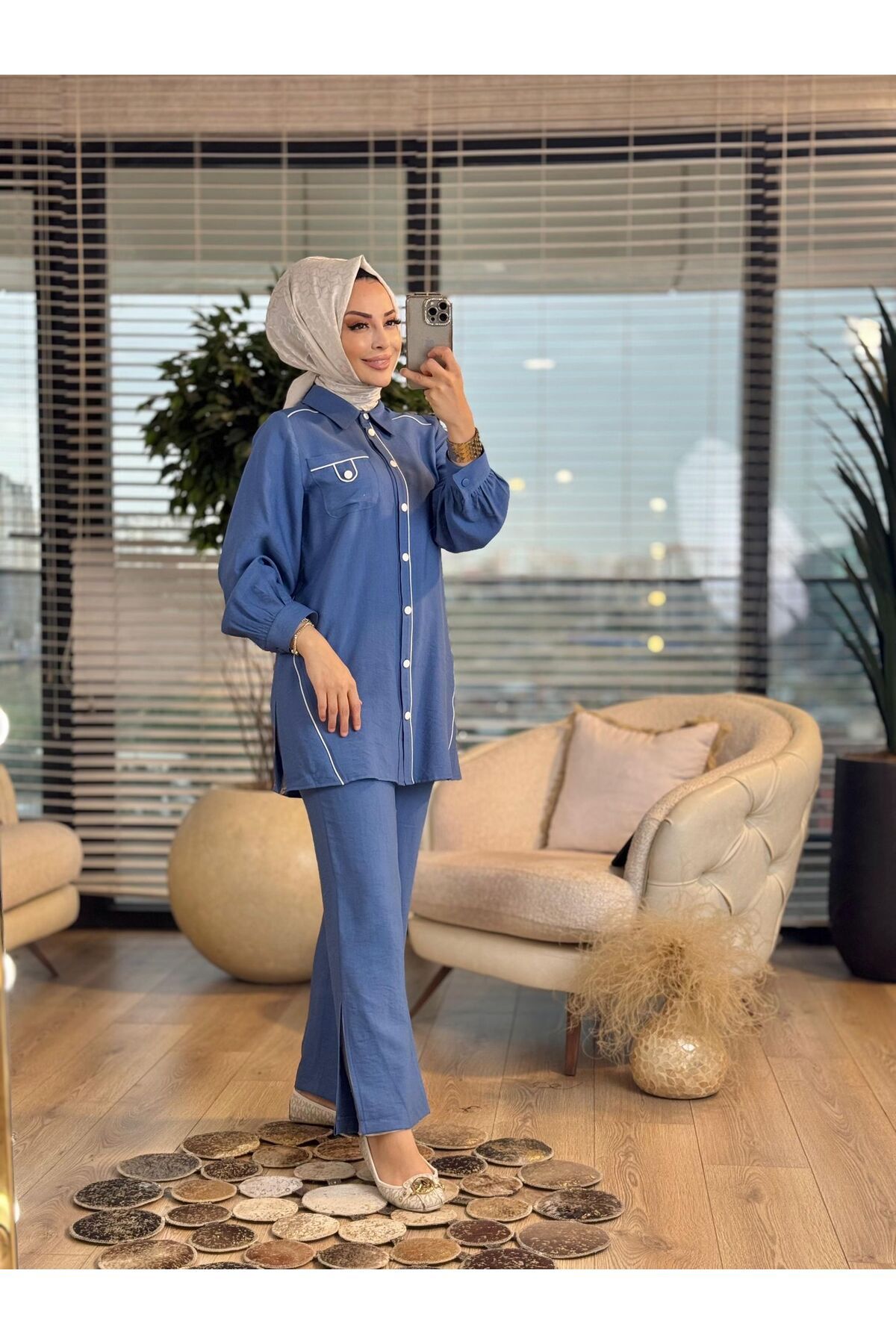 ALANURMODA Biye Detaylı Takım