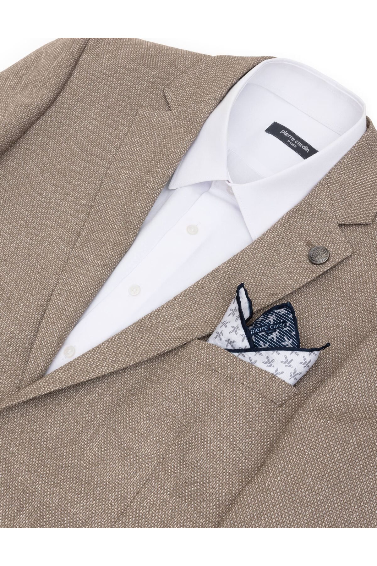 Pierre Cardin Lacivert Desenli Mendil